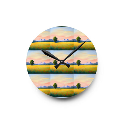 Serene Design Acrylic Wall Clock - Zion Legend Fashions