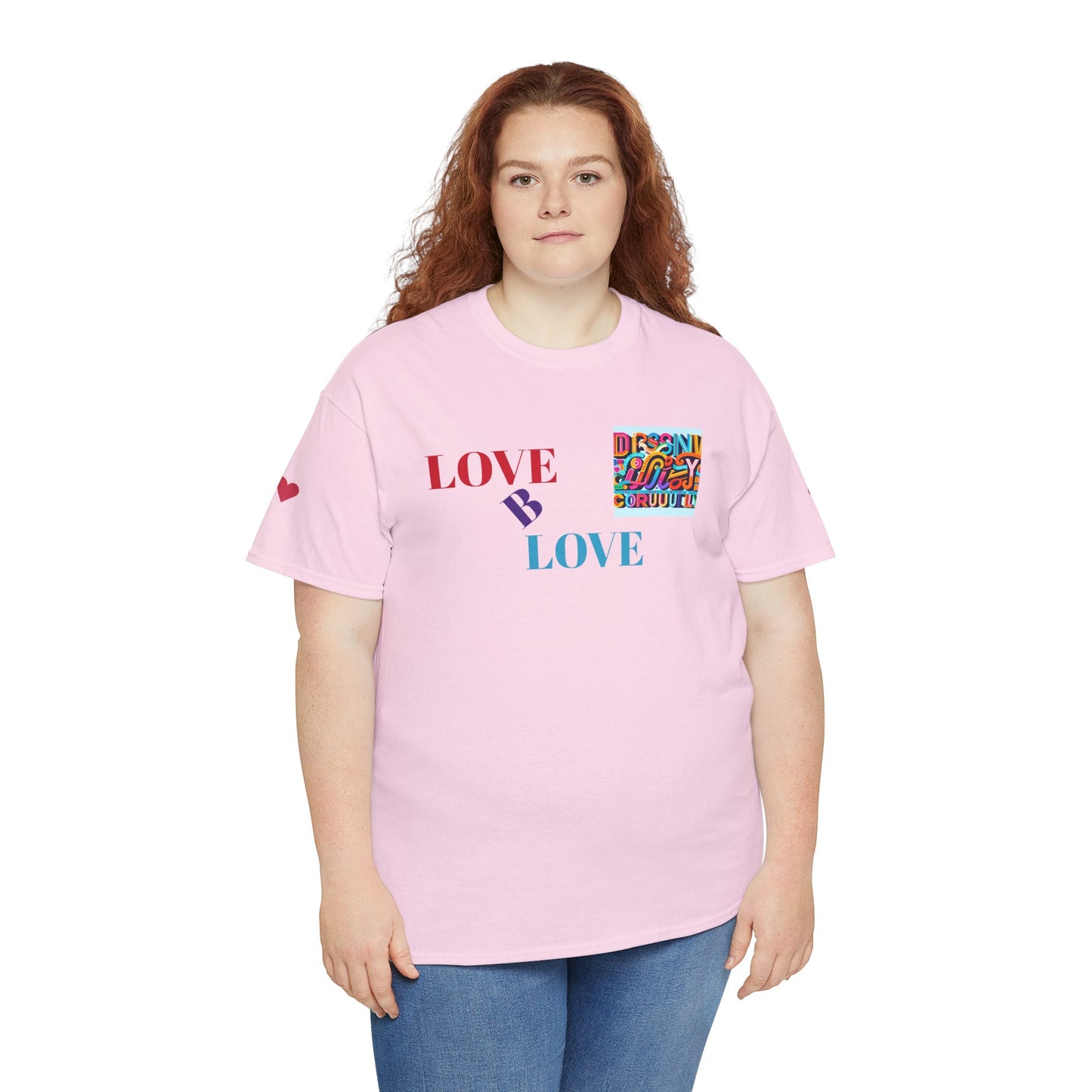Love B Love  Unisex Heavy Cotton Tee Shirts For a Sunny colourful summer  . - Zion Legend Fashions