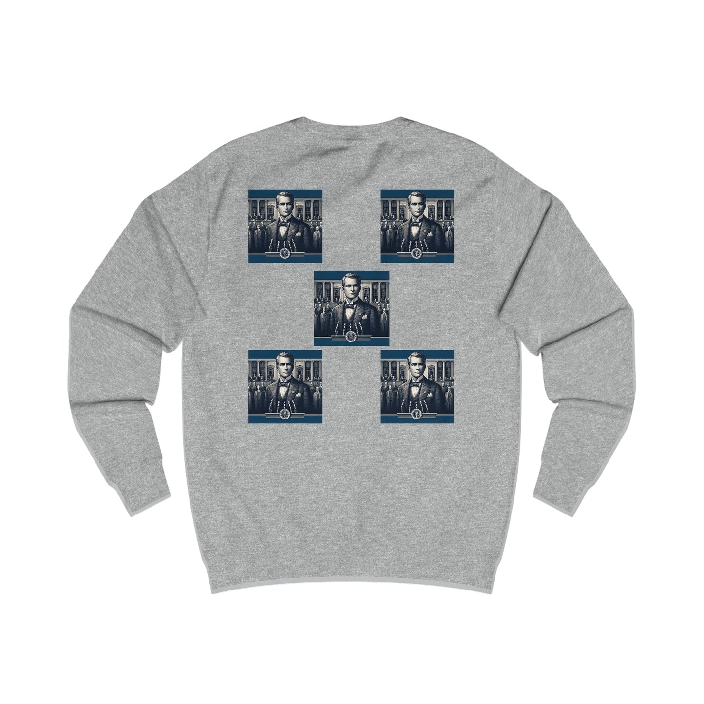 Square Blue  Men's Sweatshirt - Zion Legend Fashions