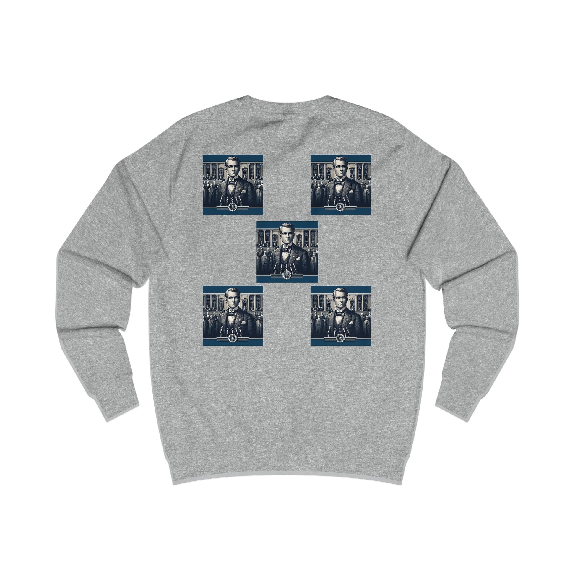 Square Blue  Men's Sweatshirt - Zion Legend Fashions