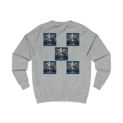 Square Blue  Men's Sweatshirt - Zion Legend Fashions
