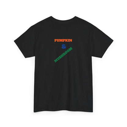Pumpkin & Mushroom Unisex Heavy Cotton Tee - Zion Legend Fashions