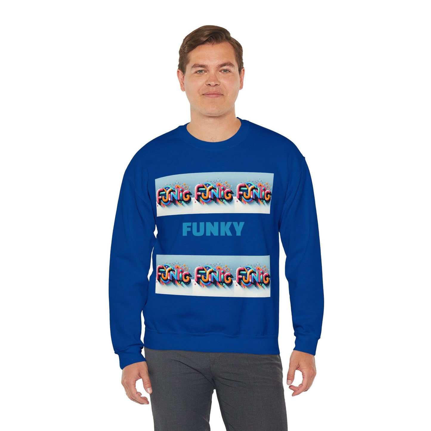 Funky Unisex Heavy Blend™ Crewneck Sweatshirt - Zion Legend Fashions