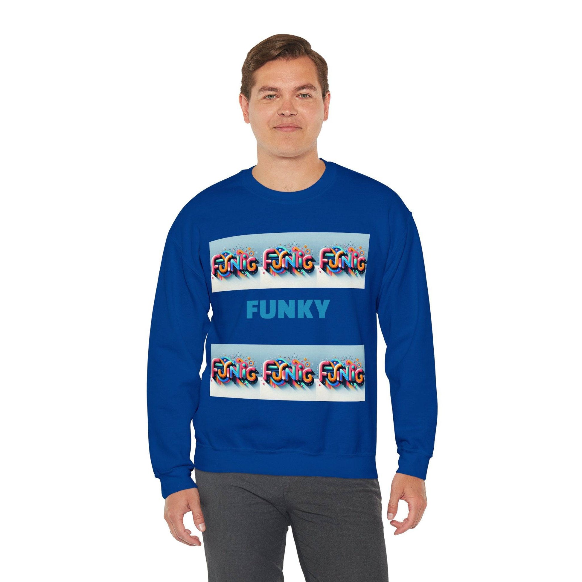 Funky Unisex Heavy Blend™ Crewneck Sweatshirt - Zion Legend Fashions