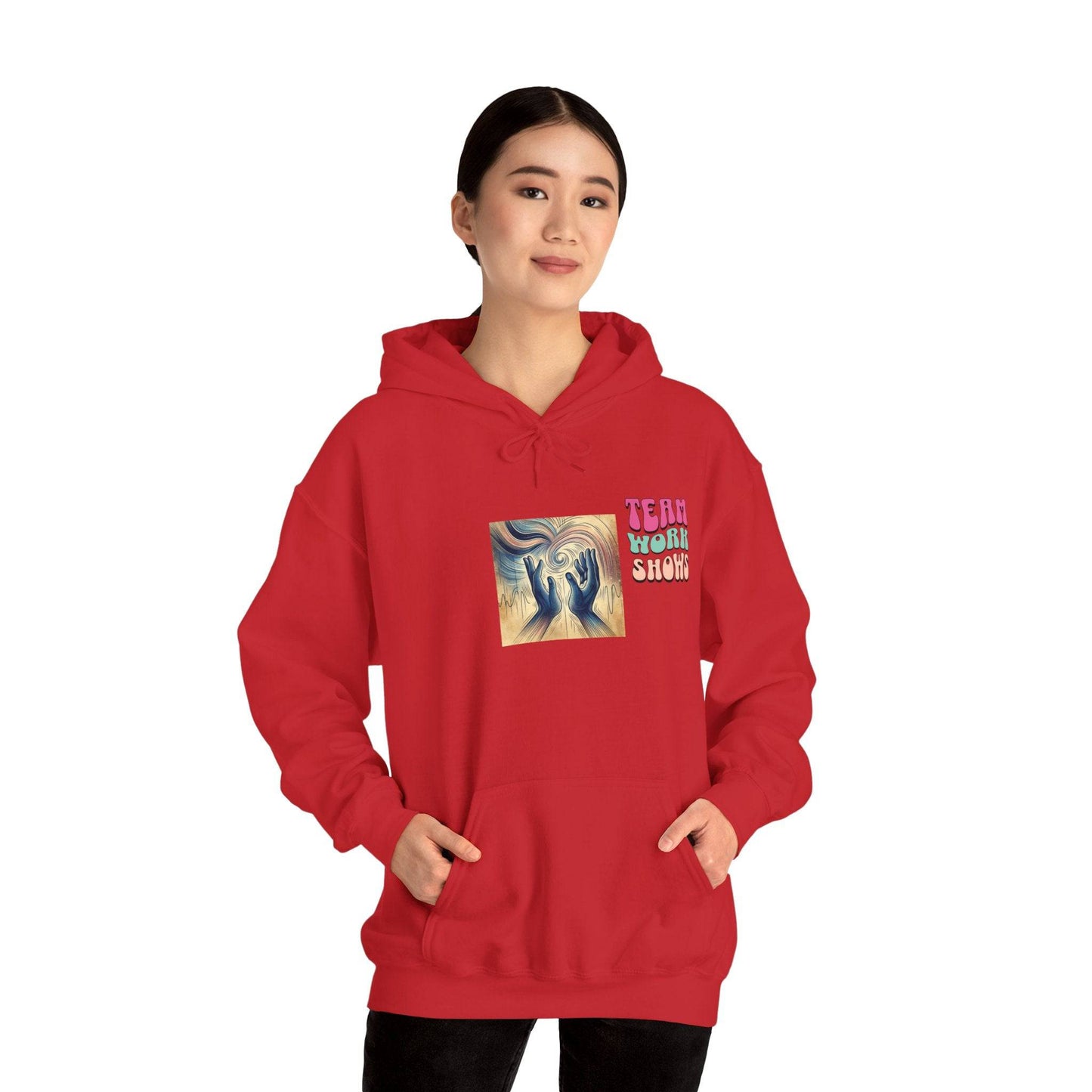 Team Work Unisex Heavy Blend™ Hooded Sweatshirt - Zion Legend Fashions