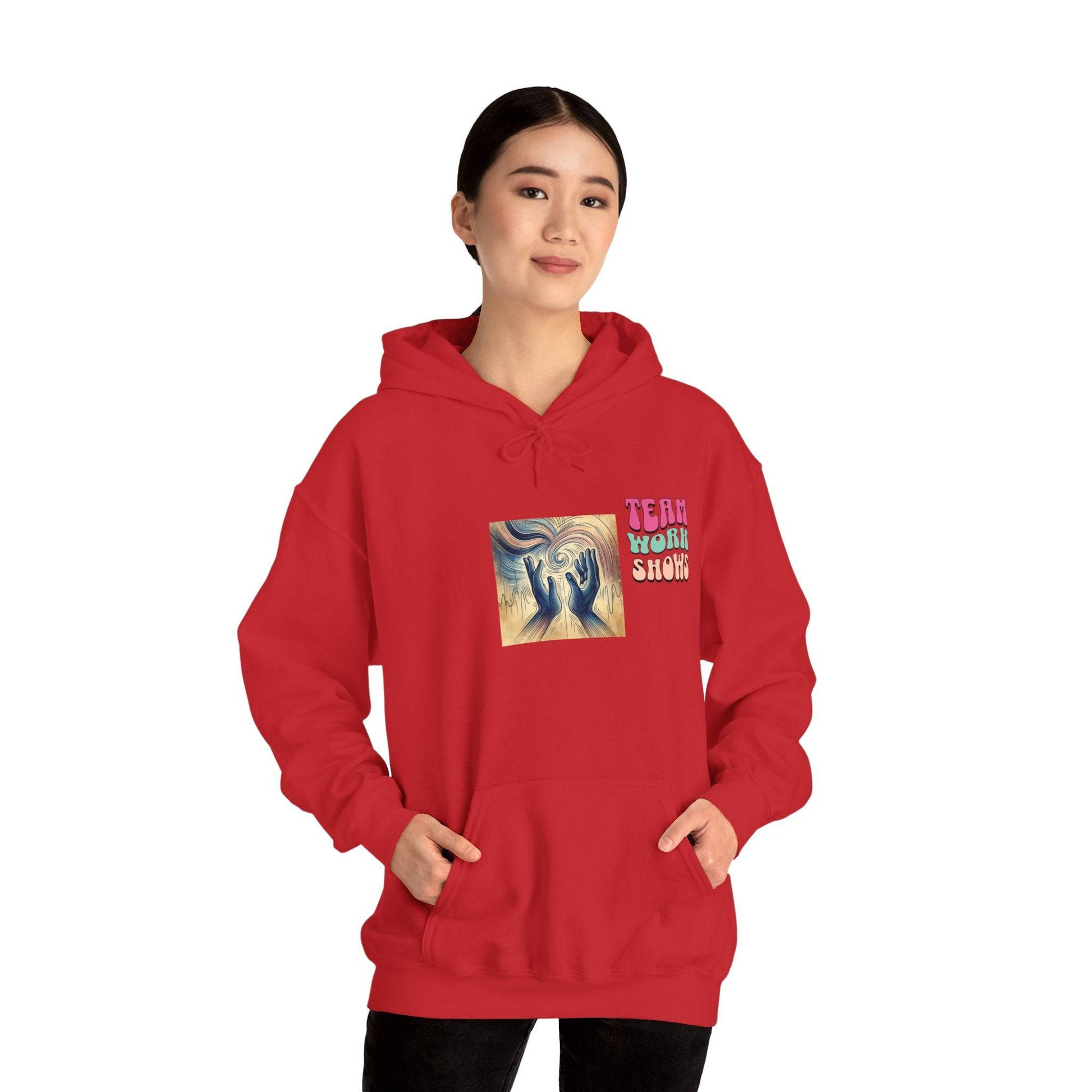 Team Work Unisex Heavy Blend™ Hooded Sweatshirt - Zion Legend Fashions