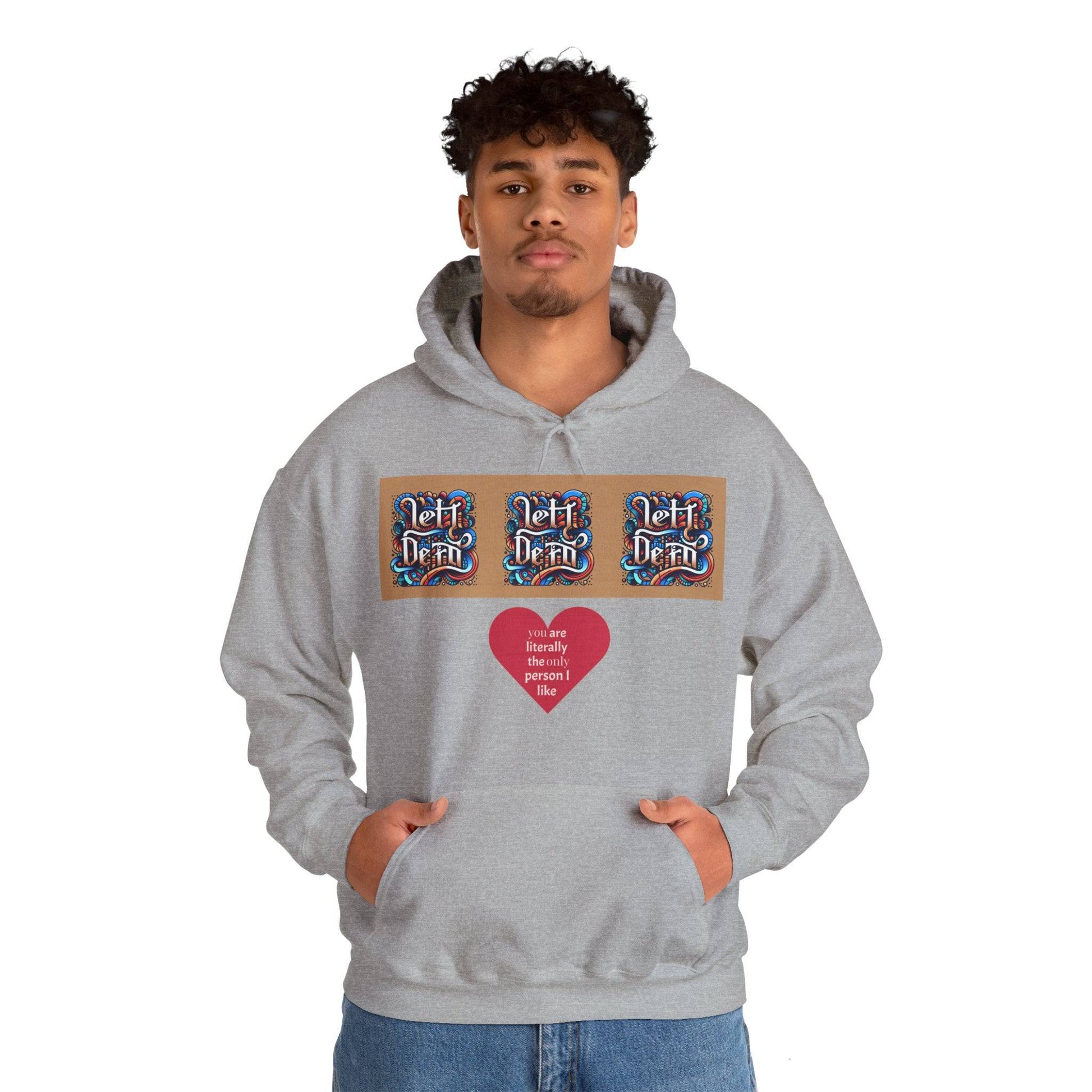Funky Lett Unisex Heavy Blend™ Hooded Sweatshirt - Zion Legend Fashions