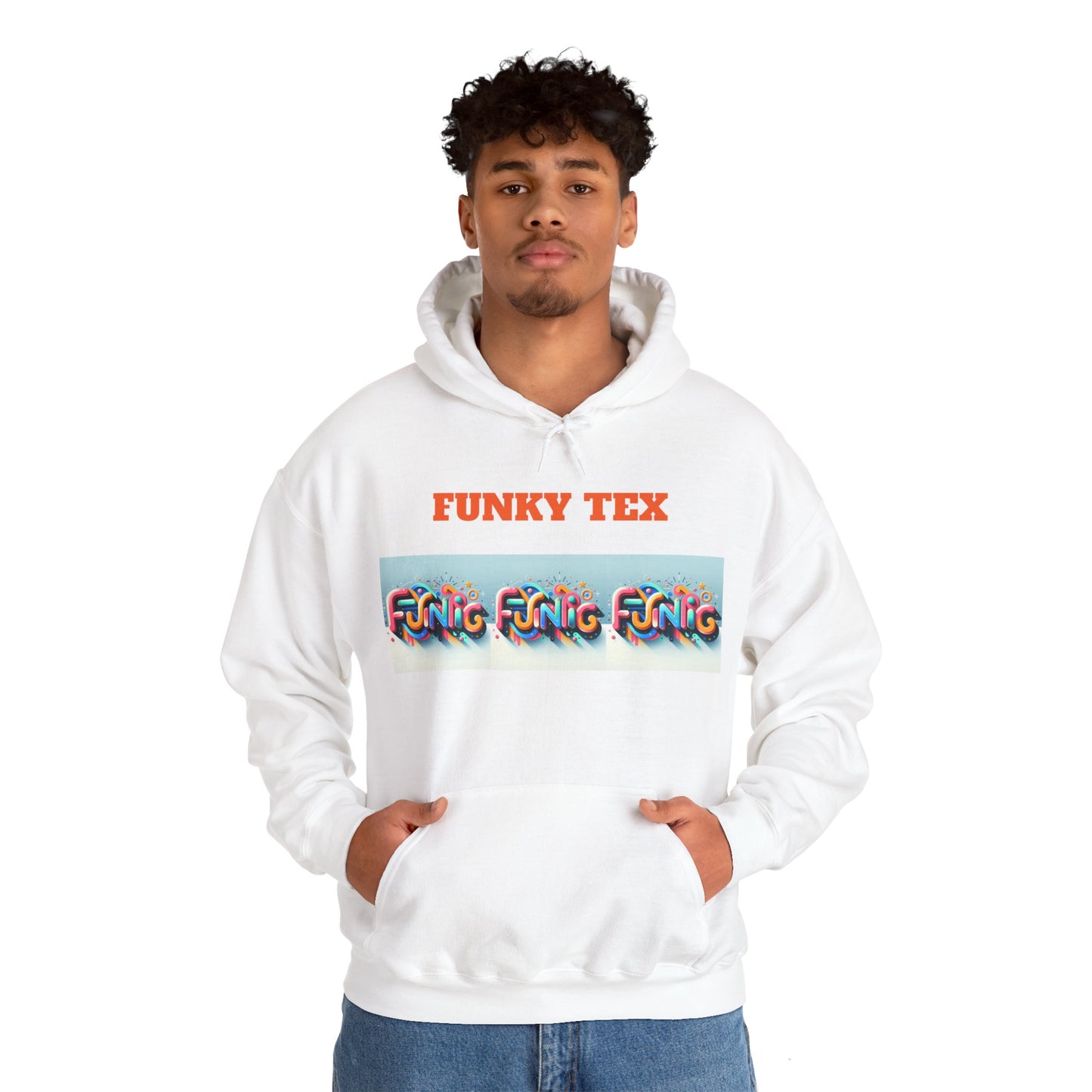 Funky Tex Unisex Heavy Blend™ Hooded Sweatshirt - Zion Legend Fashions