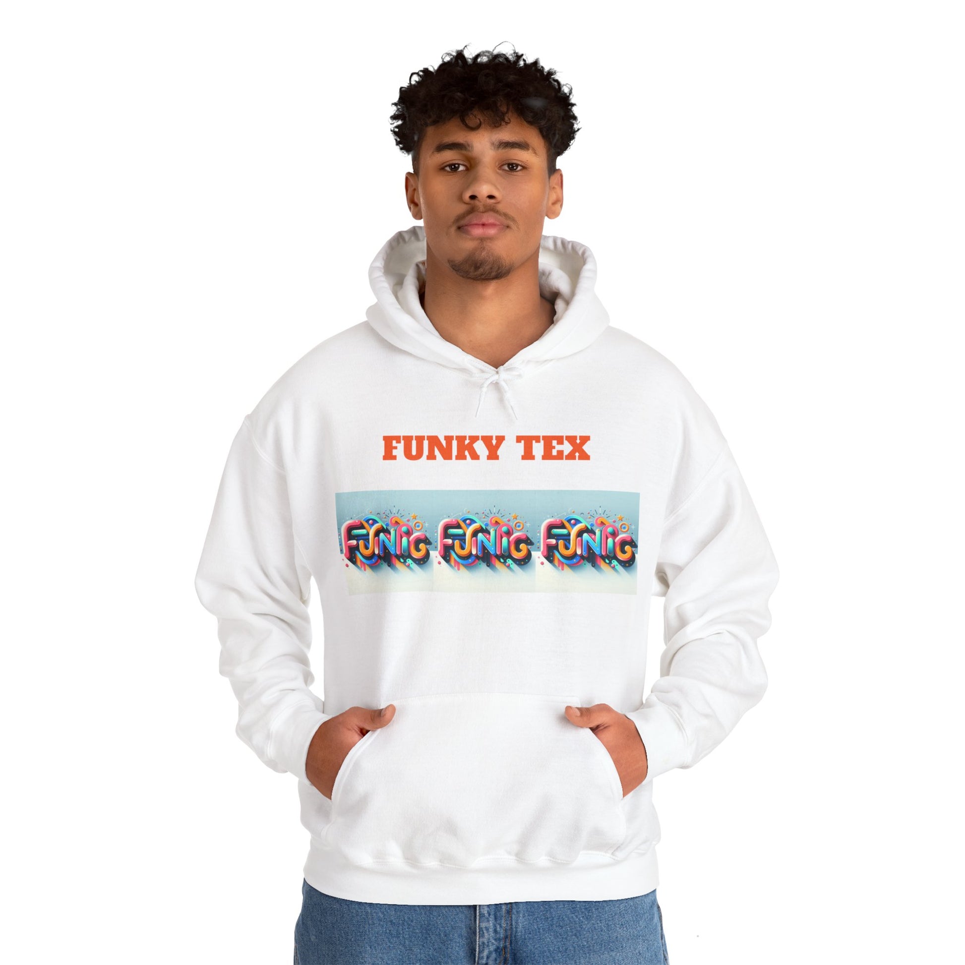 Funky Tex Unisex Heavy Blend™ Hooded Sweatshirt - Zion Legend Fashions
