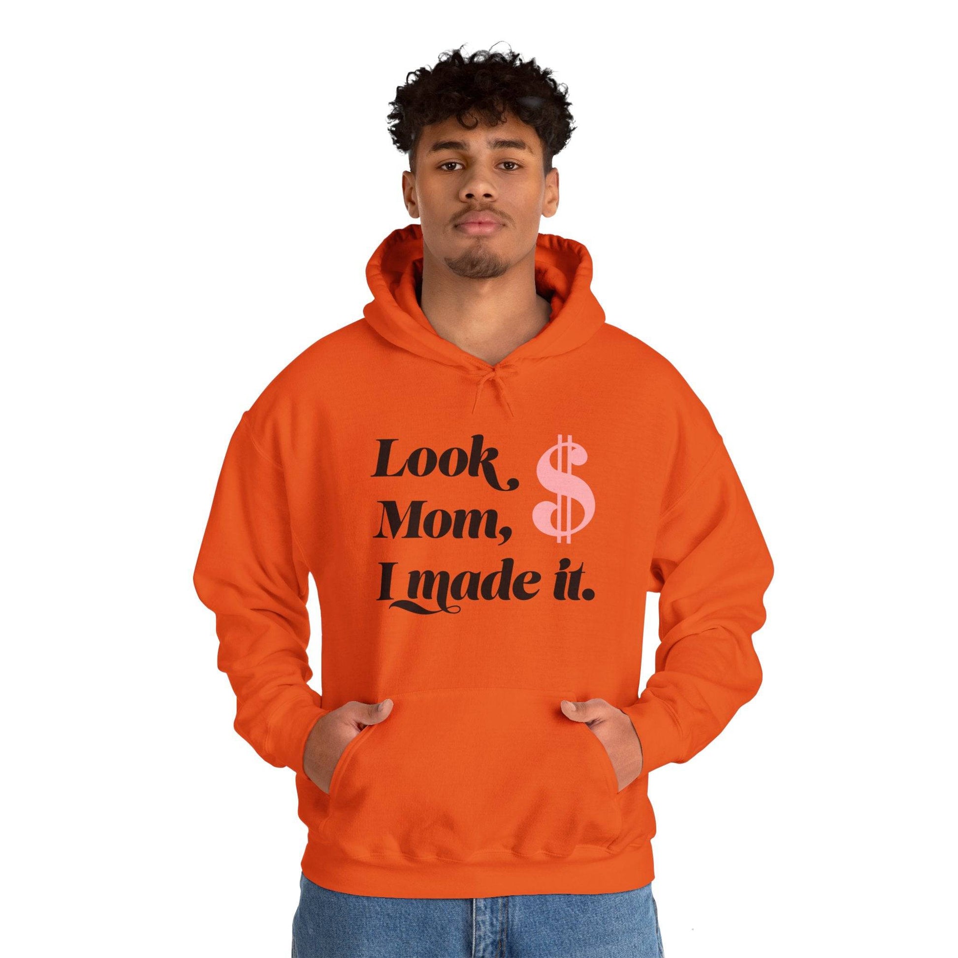 Look Mum  Unisex Heavy Blend™ Hooded Sweatshirt - Zion Legend Fashions