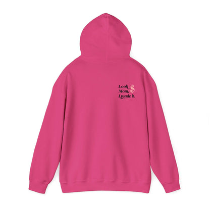 Look Mum  Unisex Heavy Blend™ Hooded Sweatshirt - Zion Legend Fashions