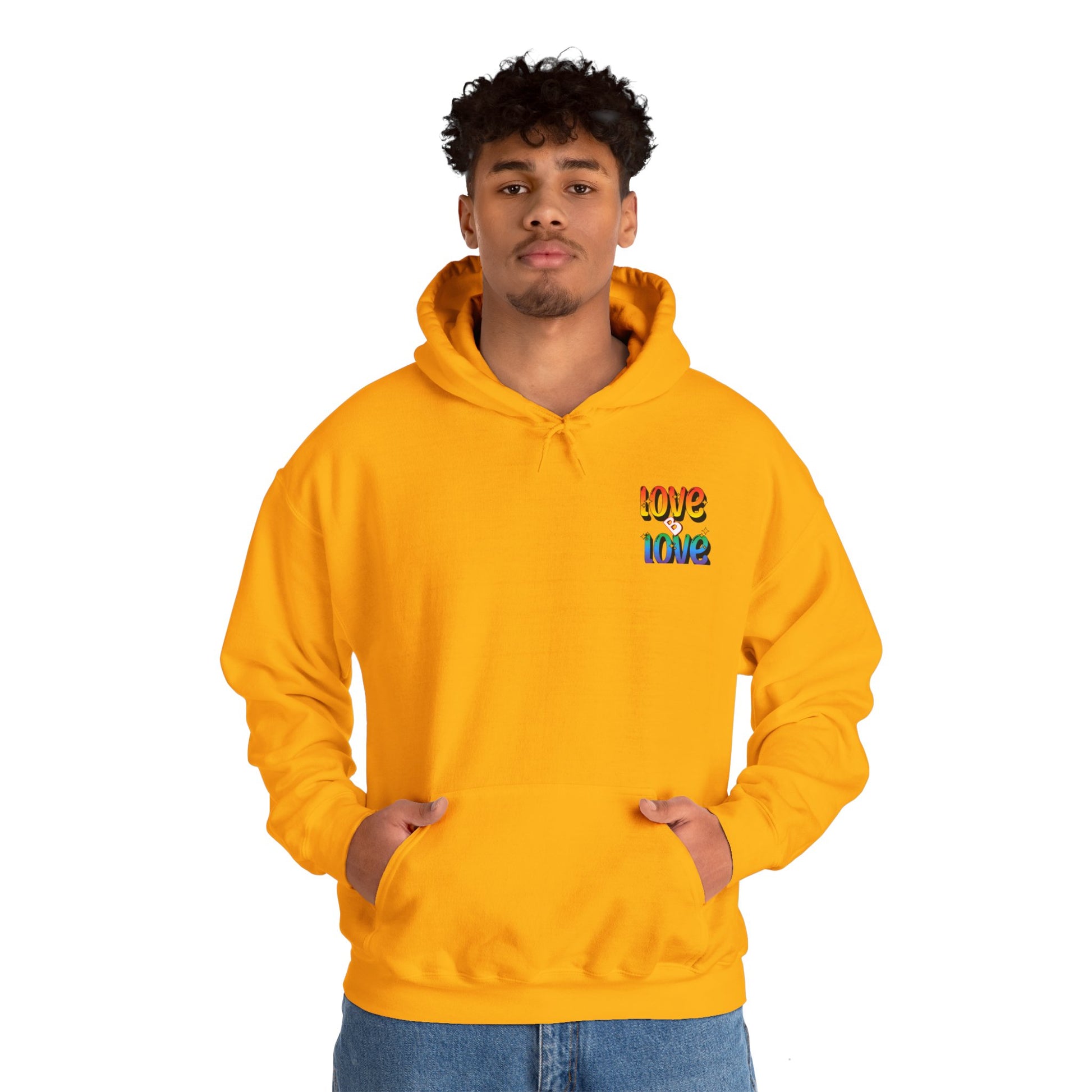 Love B Love  Vibrant colourful Unisex Heavy Hoodies sweatshirt - Zion Legend Fashions