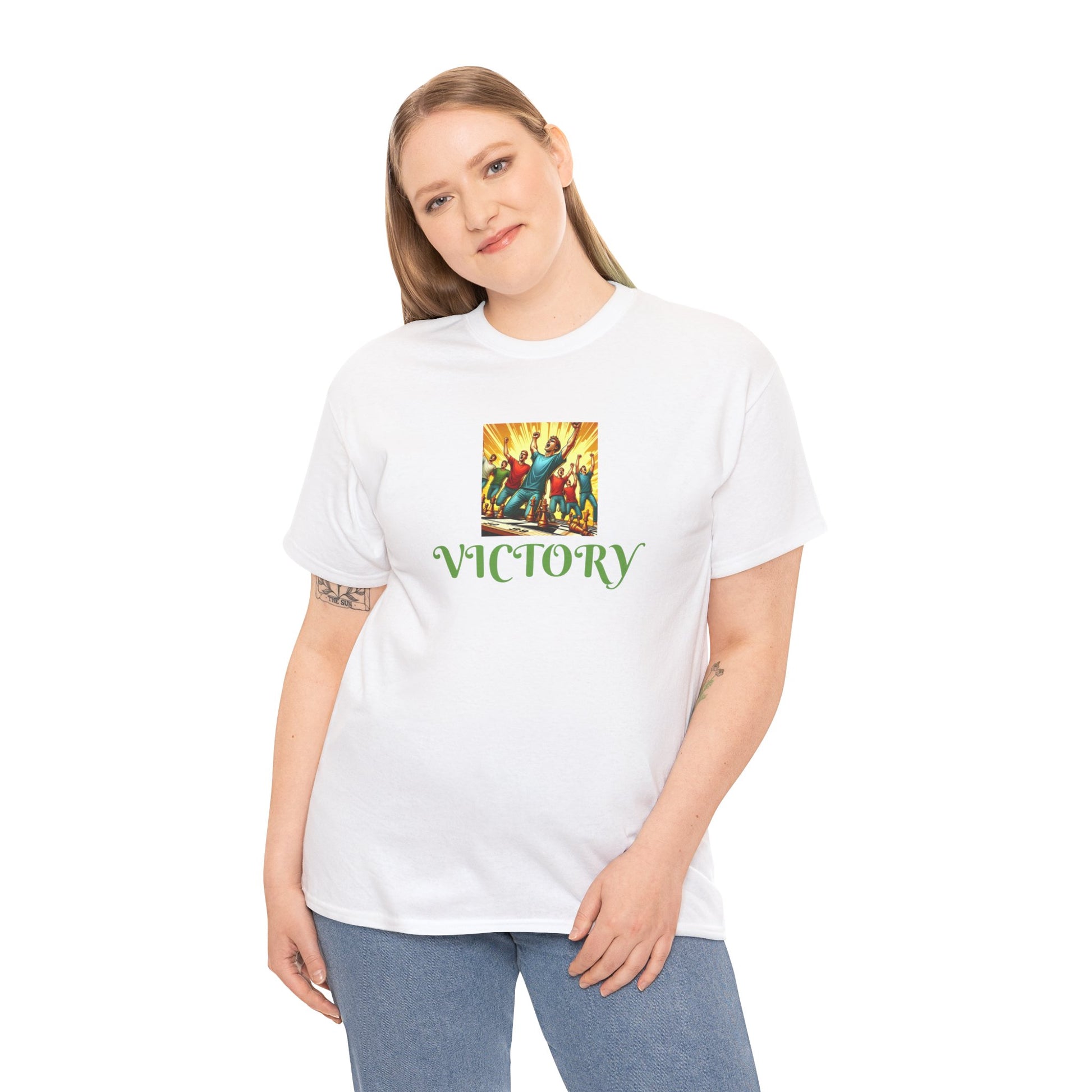 Victory Unisex Heavy Cotton Tee - Zion Legend Fashions