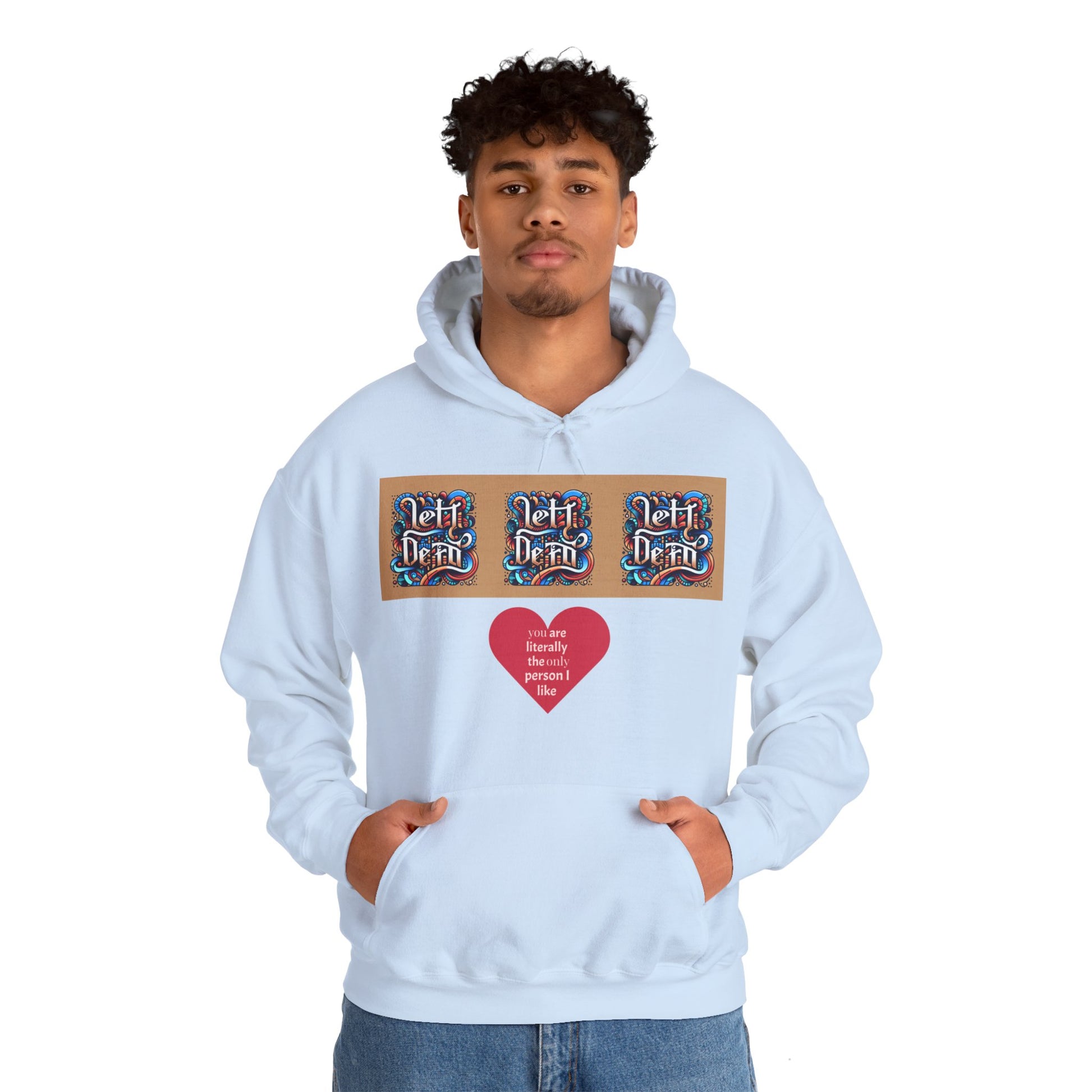Funky Lett Unisex Heavy Blend™ Hooded Sweatshirt - Zion Legend Fashions