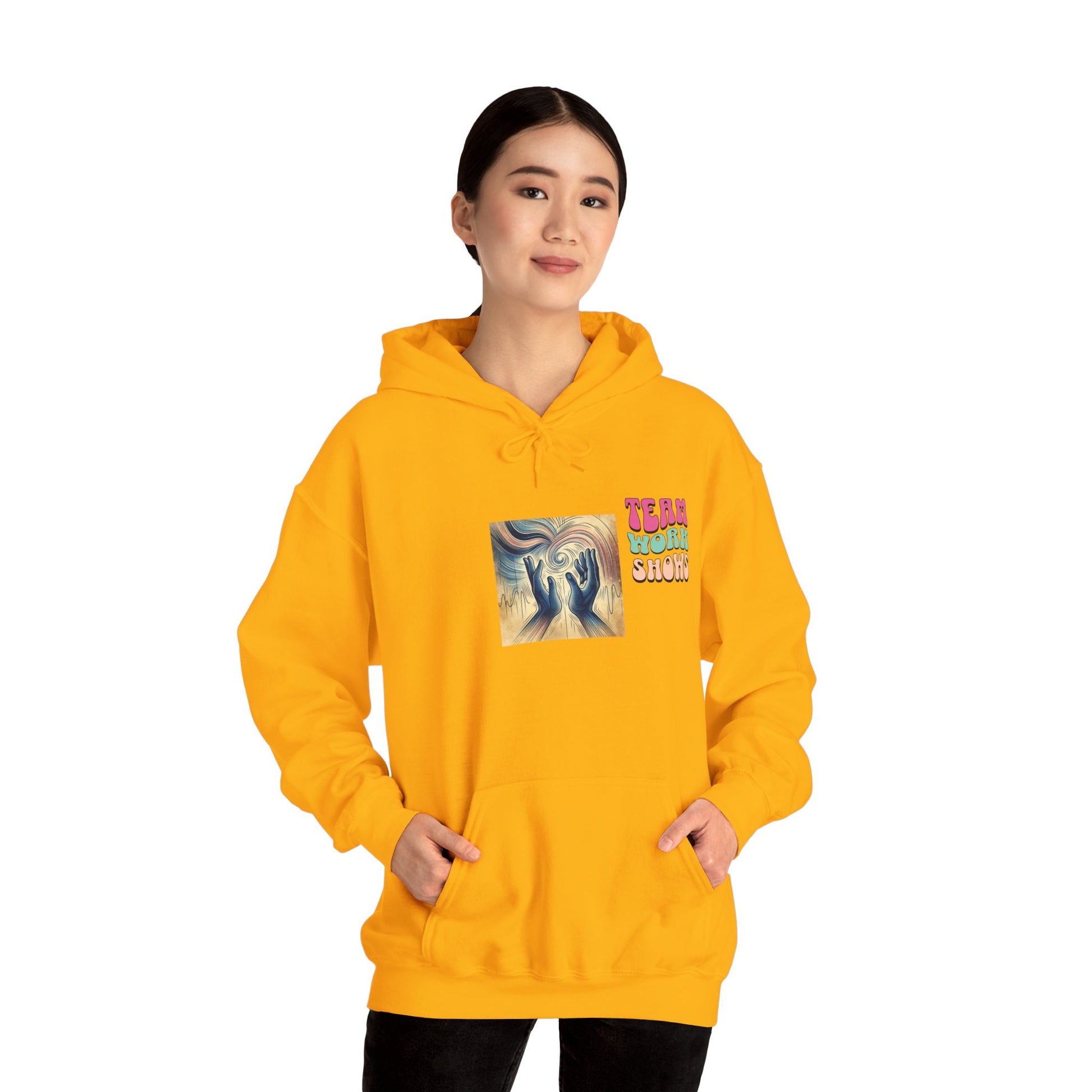 Team Work Unisex Heavy Blend™ Hooded Sweatshirt - Zion Legend Fashions