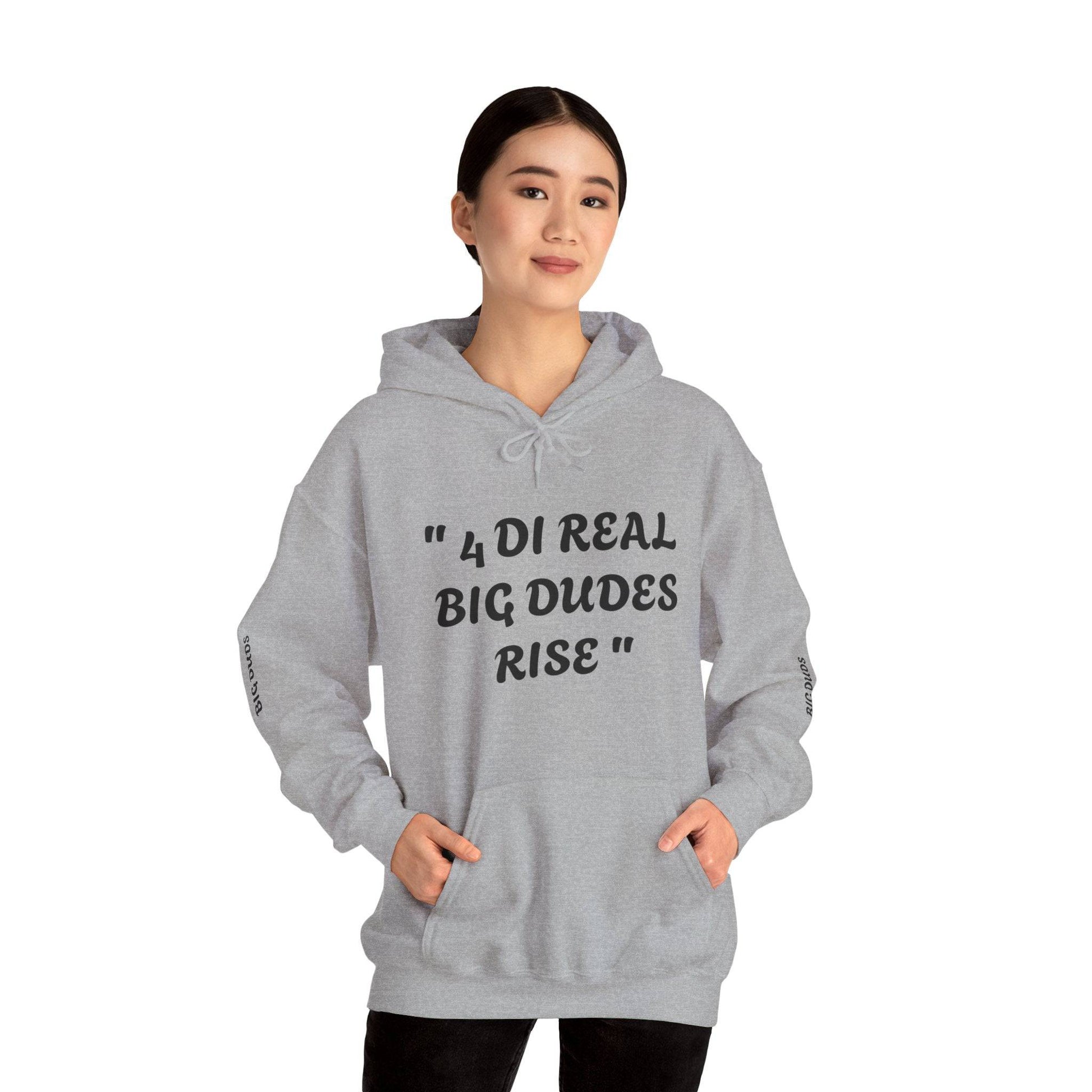 4 Di Real Big Dudes Rise Unisex Heavy Blend™ Hooded Sweatshirt - Zion Legend Fashions
