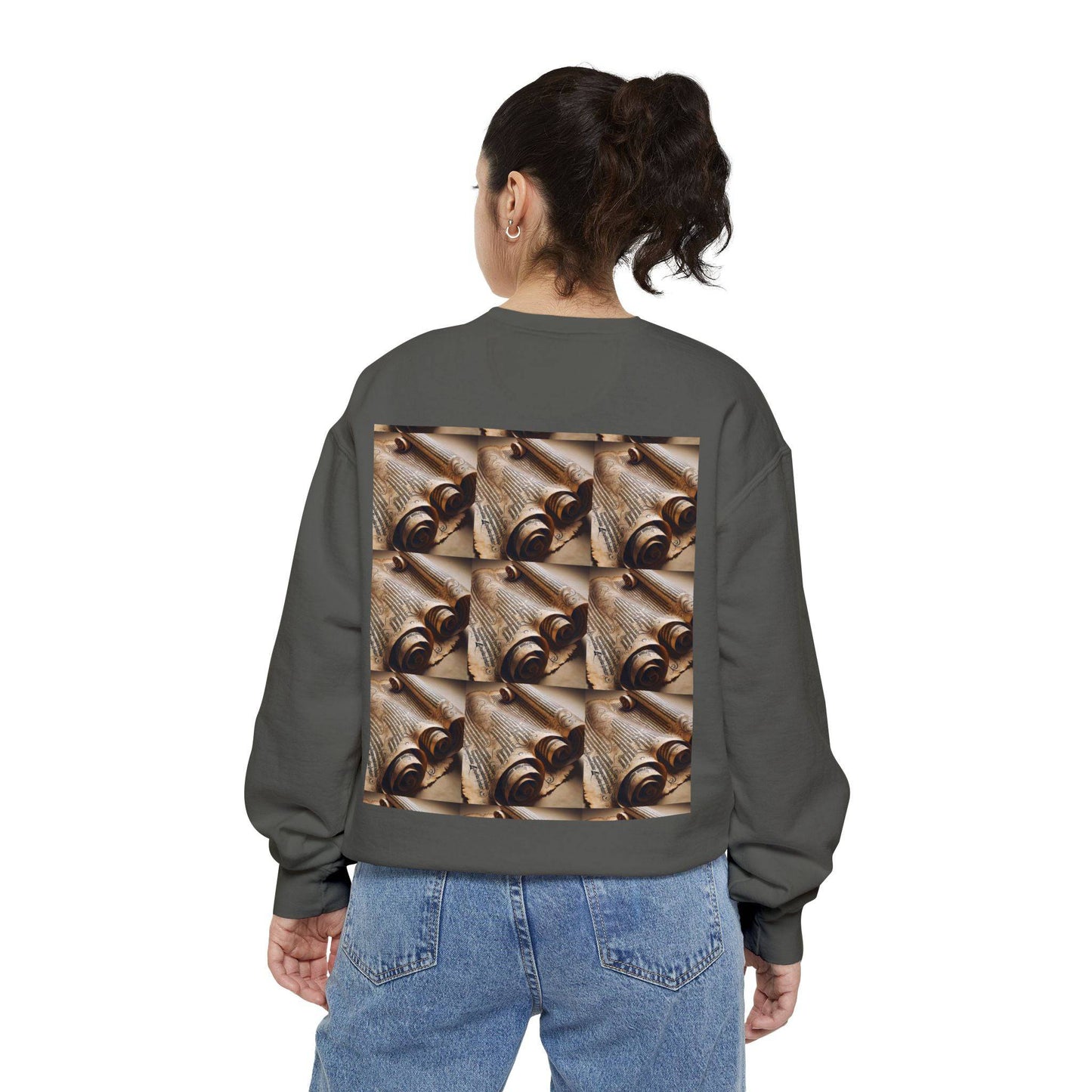 Scroll Unisex Garment-Dyed Sweatshirt - Zion Legend Fashions