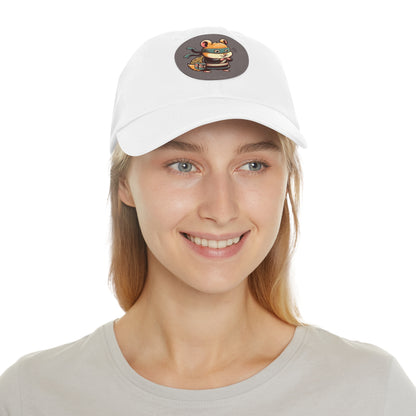 Tricky Mouse Dad Hat with Leather Patch (Round)  -  Available USA Only - Zion Legend Fashions