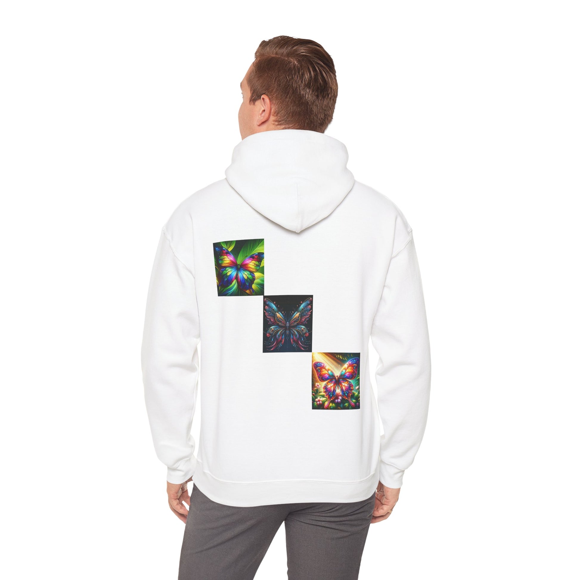 Butterflies Unisex Heavy Blend™ Hooded Sweatshirt - Zion Legend Fashions