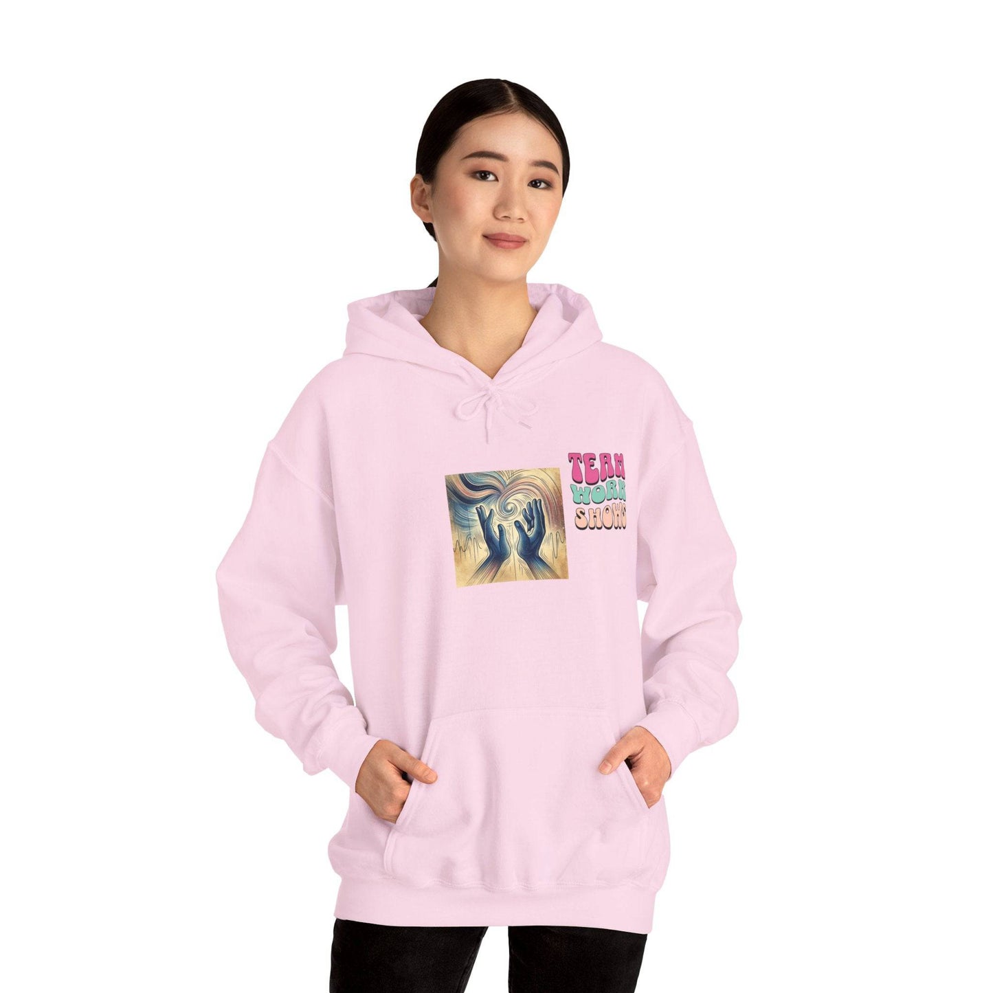 Team Work Unisex Heavy Blend™ Hooded Sweatshirt - Zion Legend Fashions