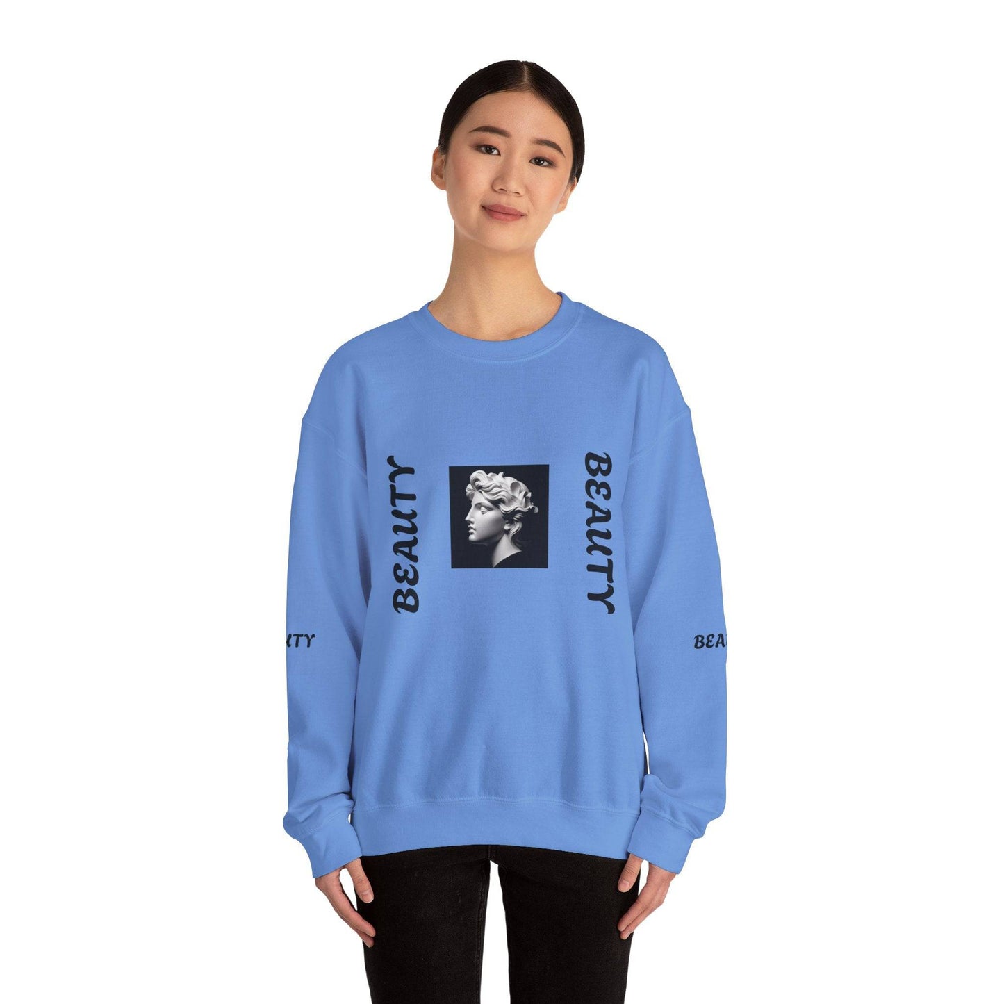 Beauty Unisex Heavy Blend™ Crewneck Sweatshirt - Zion Legend Fashions