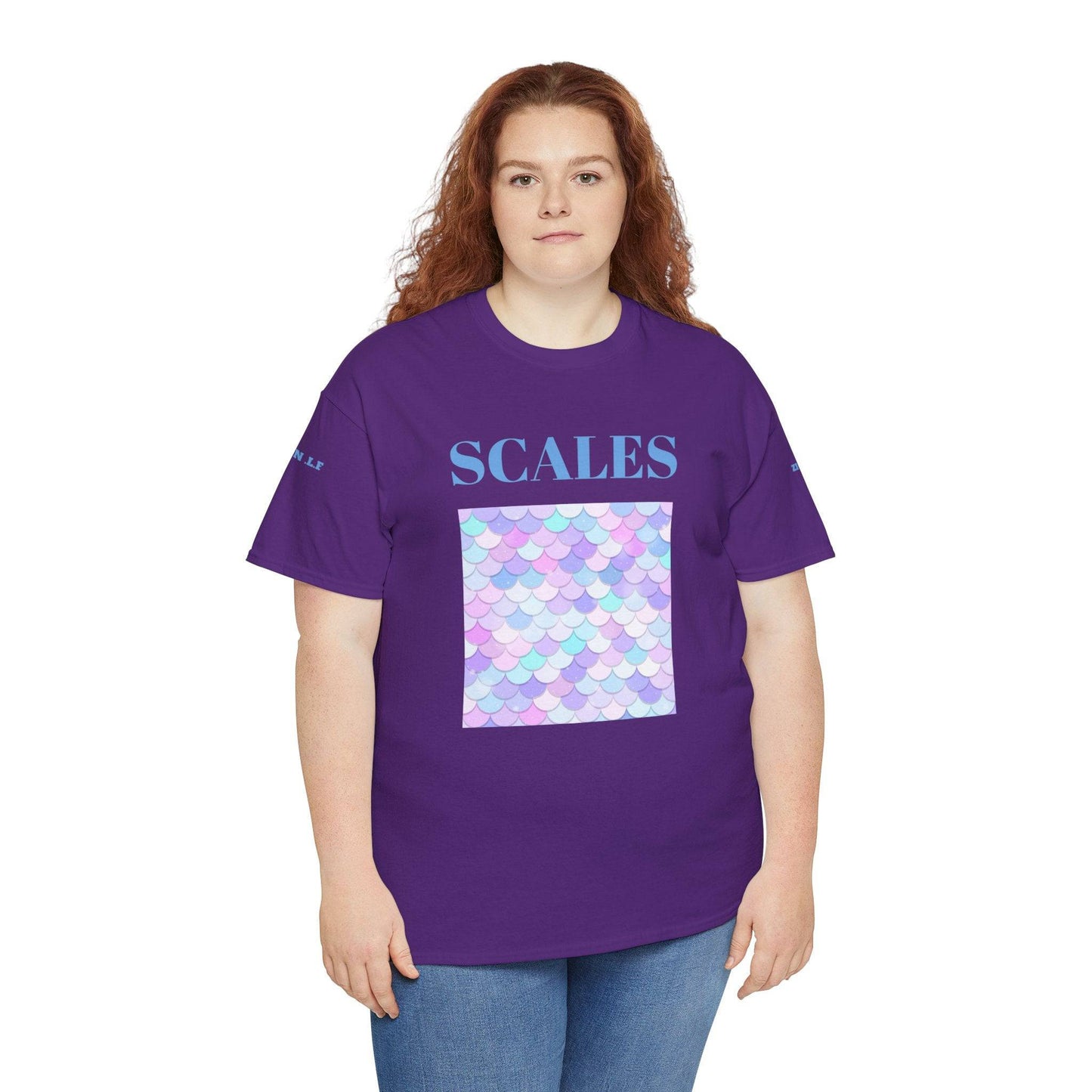 Vivacious Scales Unisex Heavy 100% Cotton Tee - Zion Legend Fashions