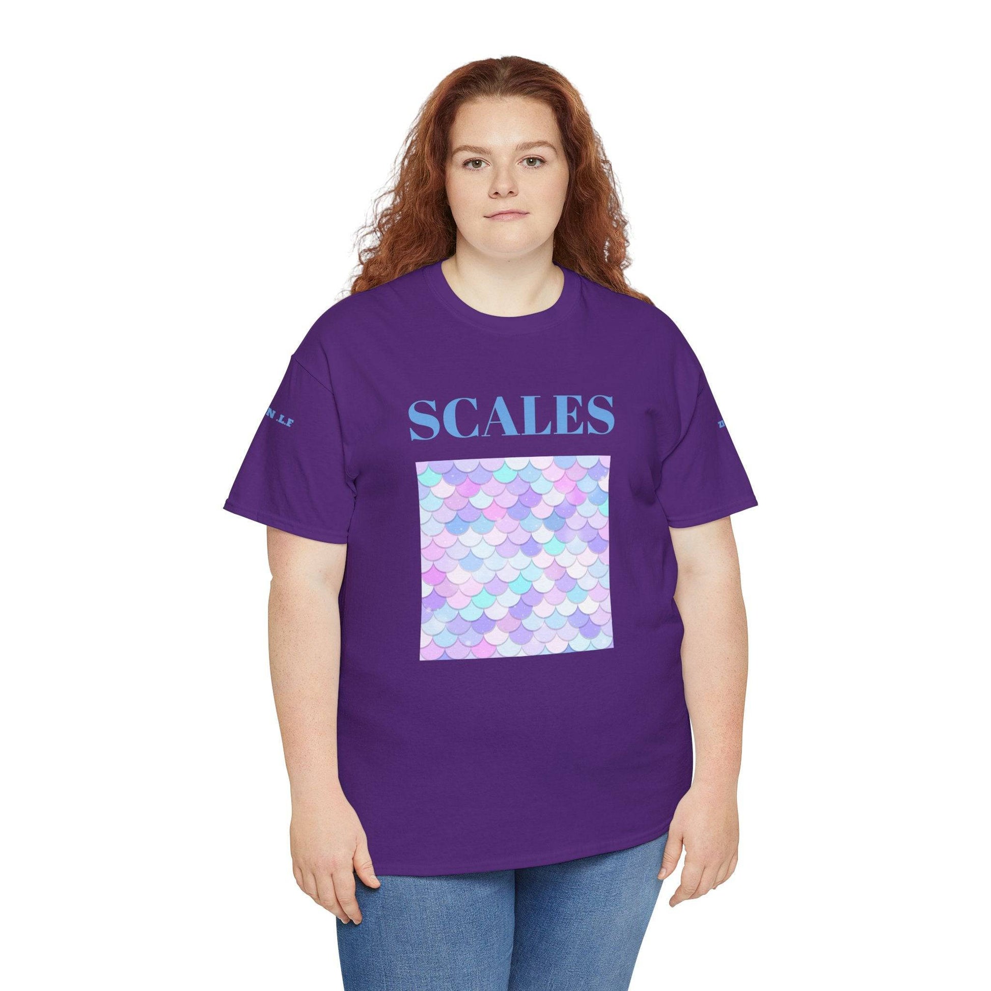 Vivacious Scales Unisex Heavy 100% Cotton Tee - Zion Legend Fashions