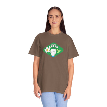 Think Green Unisex Garment-Dyed T-shirt - Zion Legend Fashions