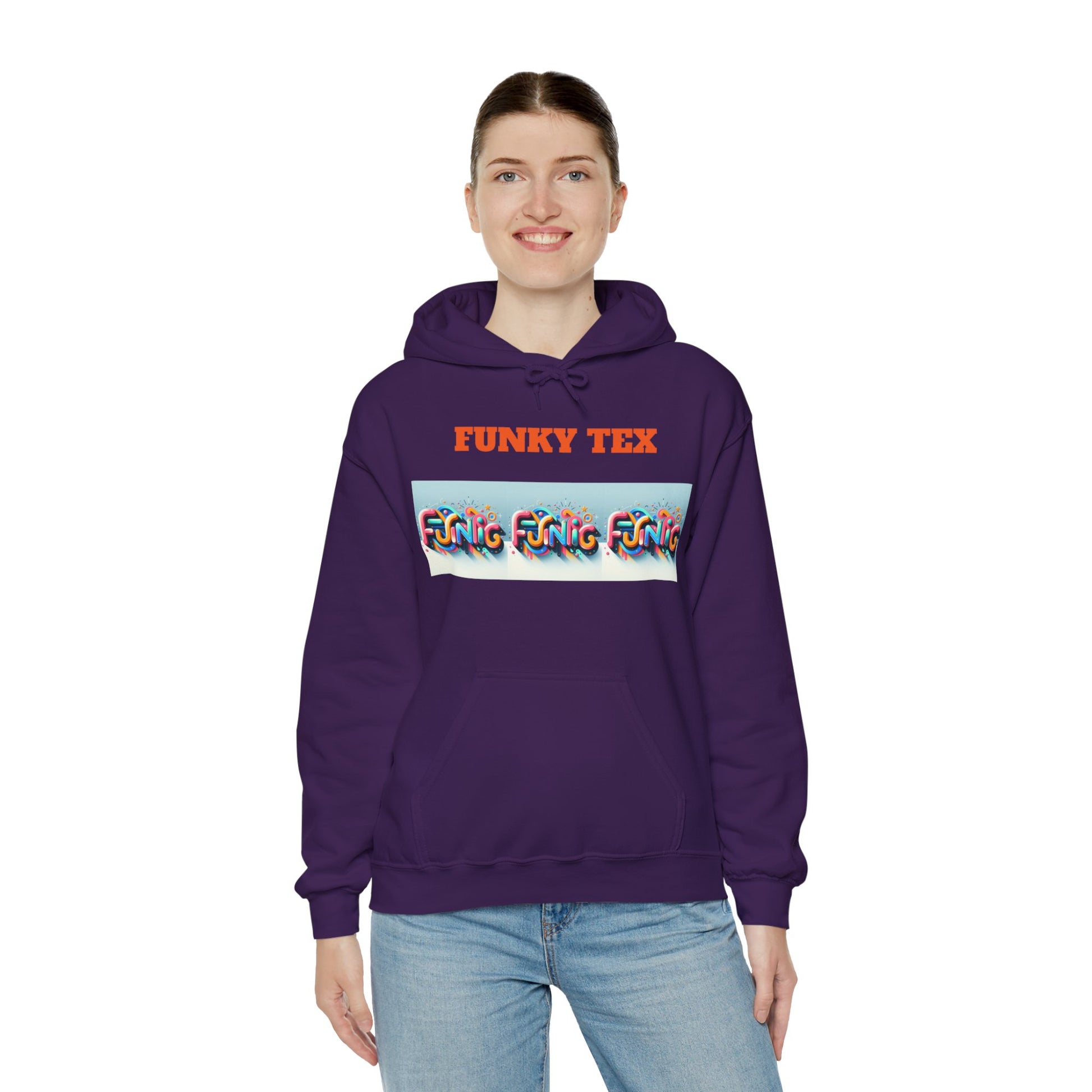 Funky Tex Unisex Heavy Blend™ Hooded Sweatshirt - Zion Legend Fashions
