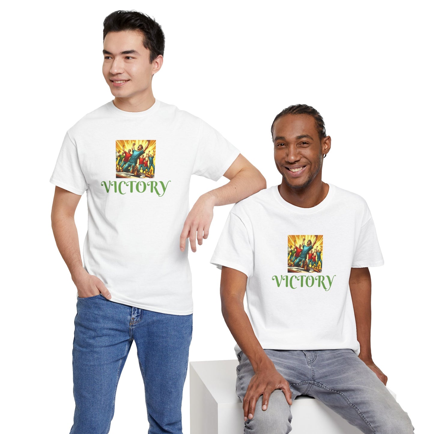 Victory Unisex Heavy Cotton Tee - Zion Legend Fashions