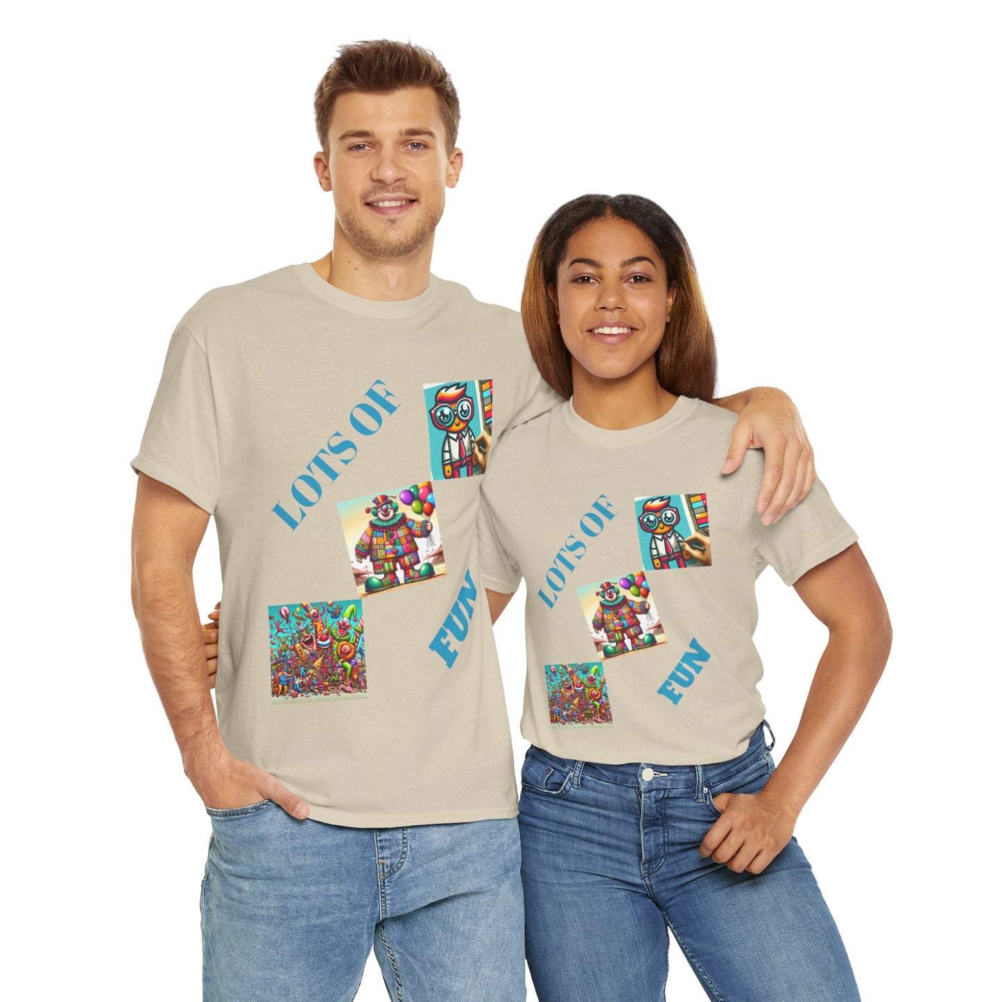 Lots of Fun Unisex  Heavy US Cotton T-Shirt - Zion Legend Fashions