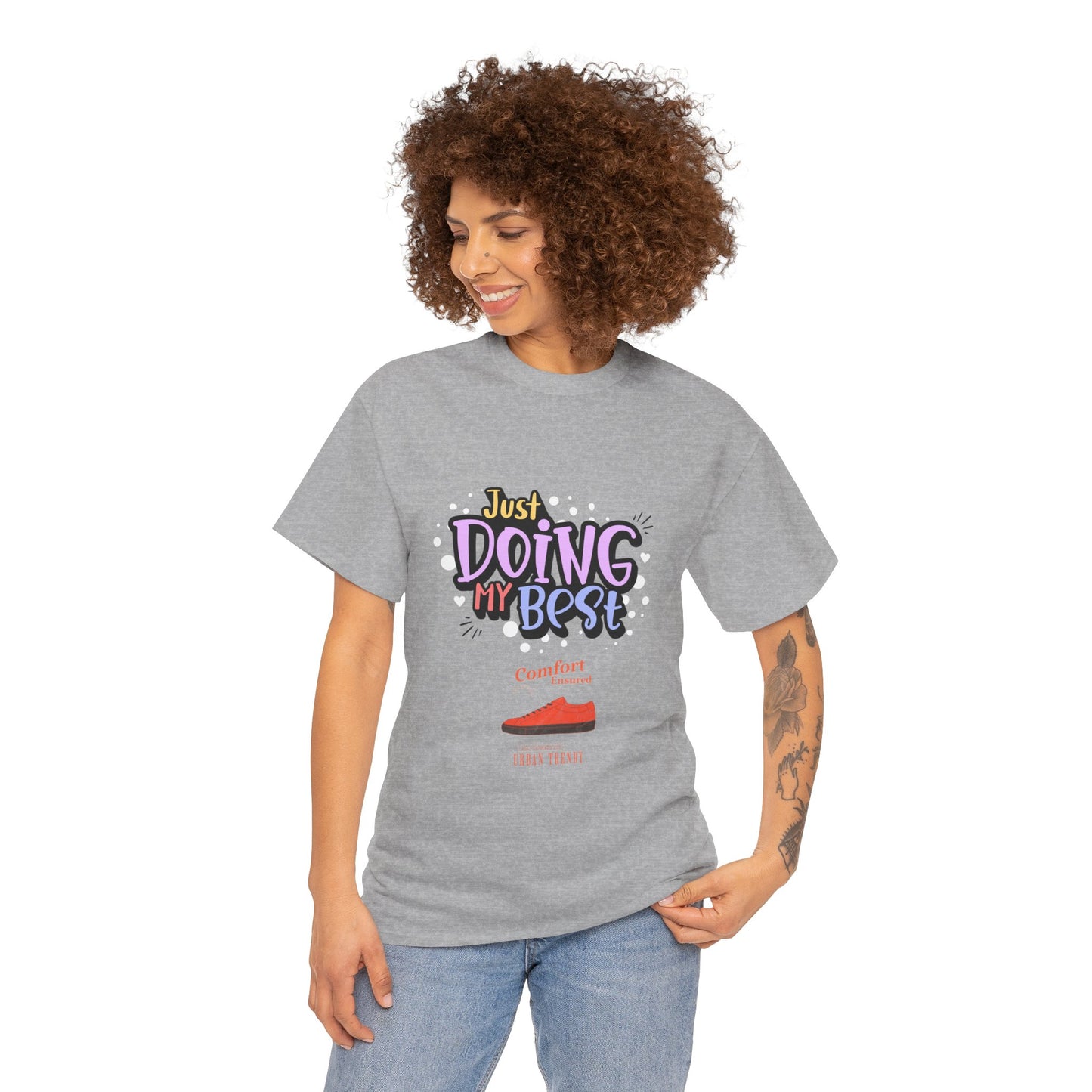 Just doing my best T-shirts Unisex Heavy Cotton Tee - Zion Legend Fashions
