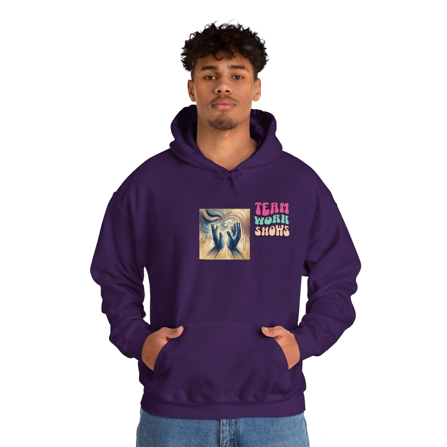 Team Work Unisex Heavy Blend™ Hooded Sweatshirt - Zion Legend Fashions