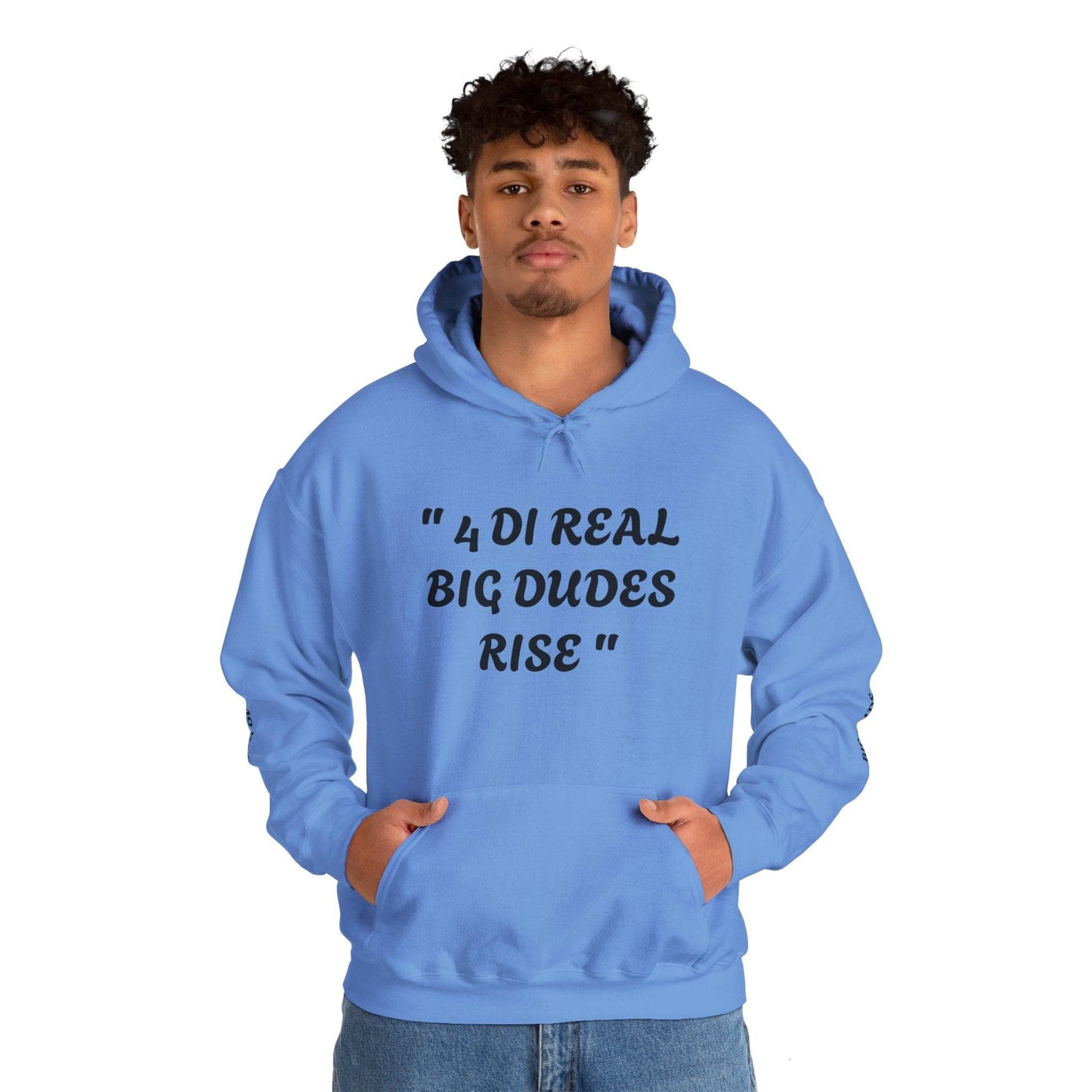 4 Di Real Big Dudes Rise Unisex Heavy Blend™ Hooded Sweatshirt - Zion Legend Fashions