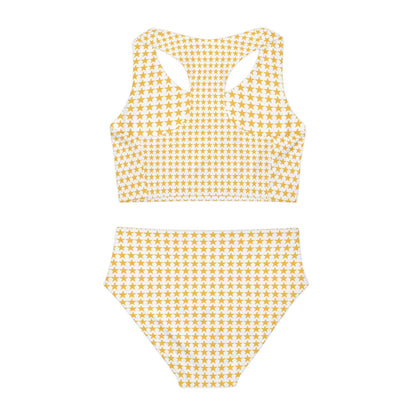 Stars Two Piece Girls Swimsuit - Zion Legend Fashions