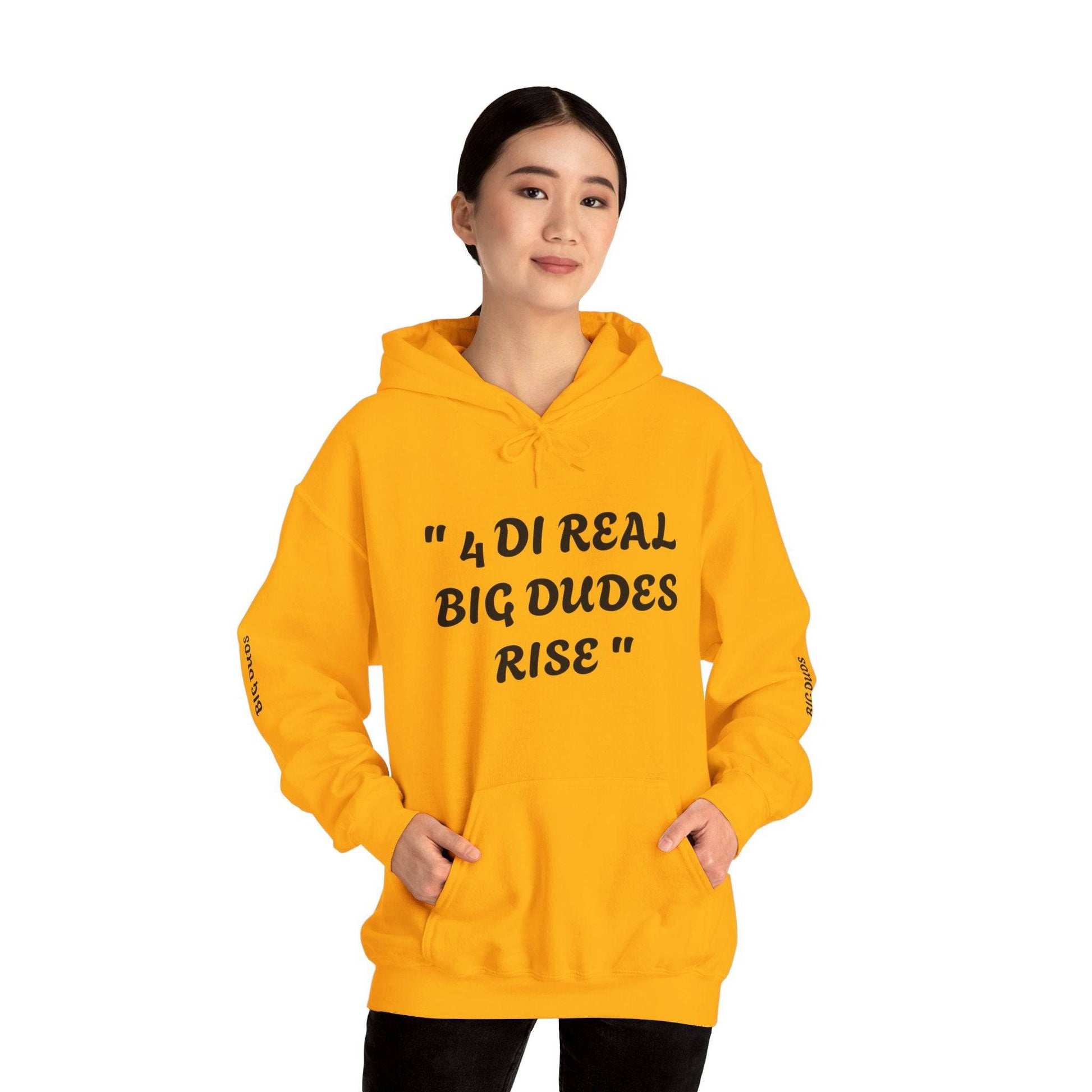 4 Di Real Big Dudes Rise Unisex Heavy Blend™ Hooded Sweatshirt - Zion Legend Fashions