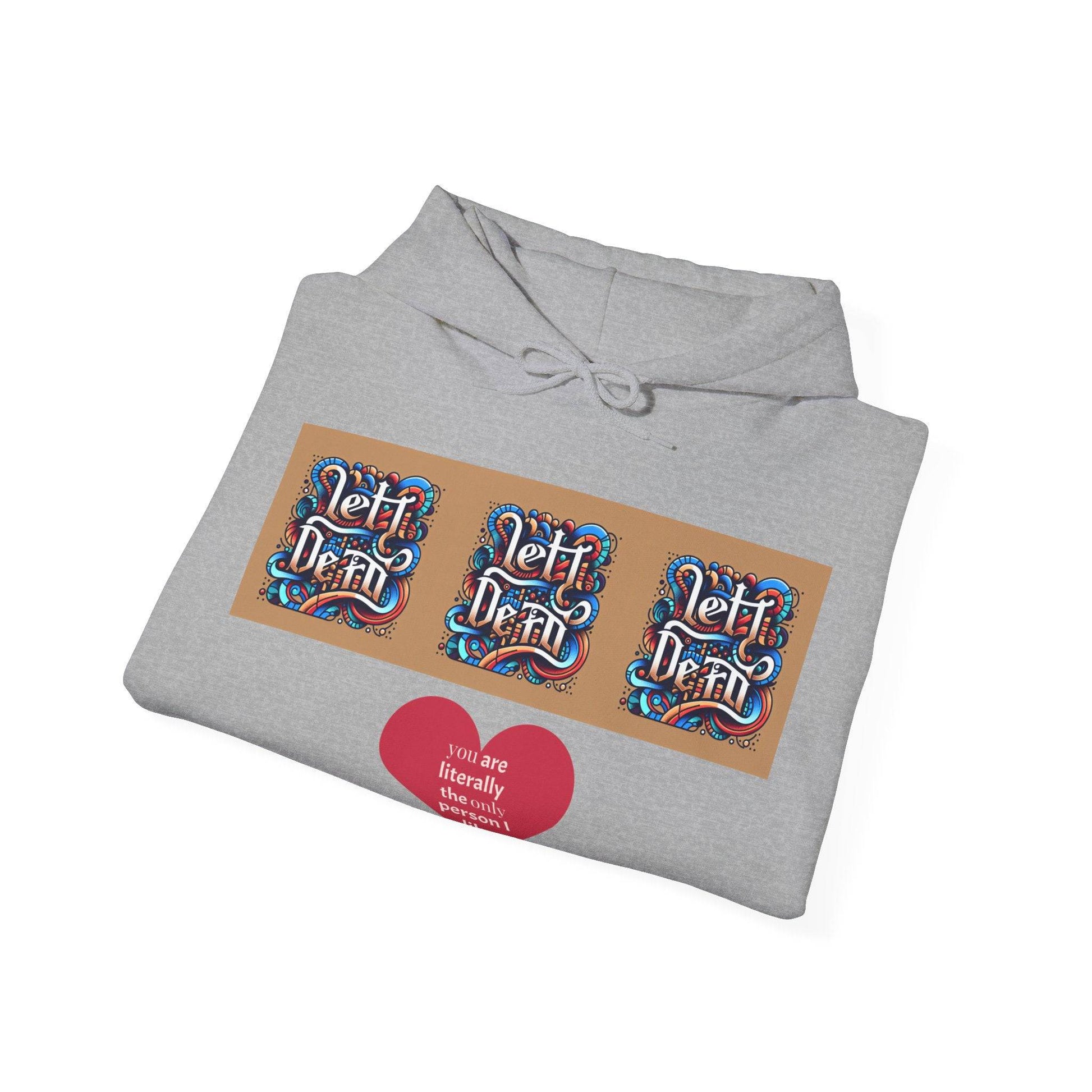 Funky Lett Unisex Heavy Blend™ Hooded Sweatshirt - Zion Legend Fashions