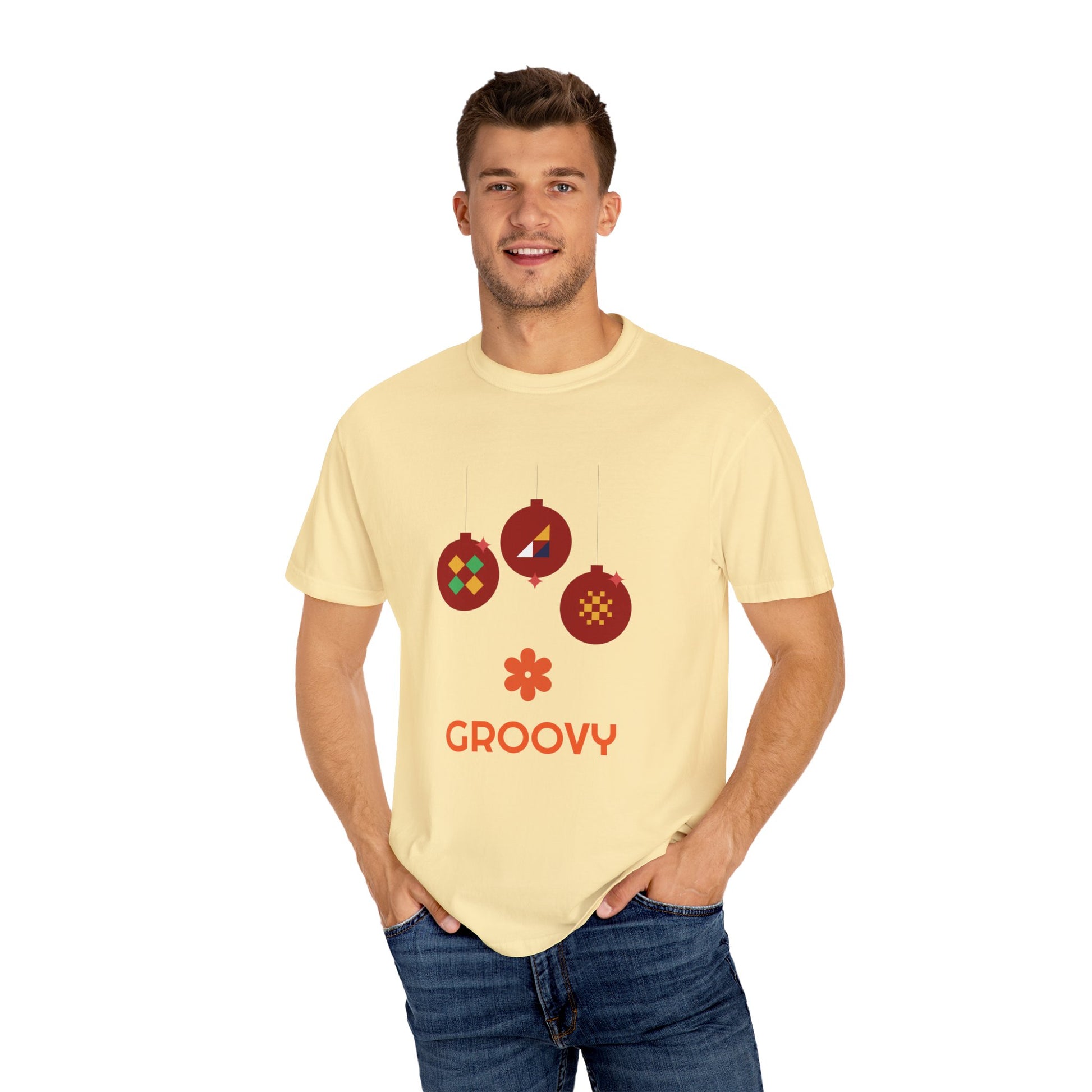 Groovy Unisex Garment-Dyed T-shirt - Zion Legend Fashions