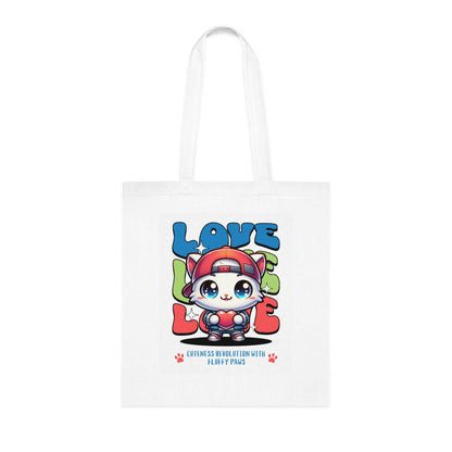 Love Bags Cotton Tote  -  Available UK and Europe Only - Zion Legend Fashions