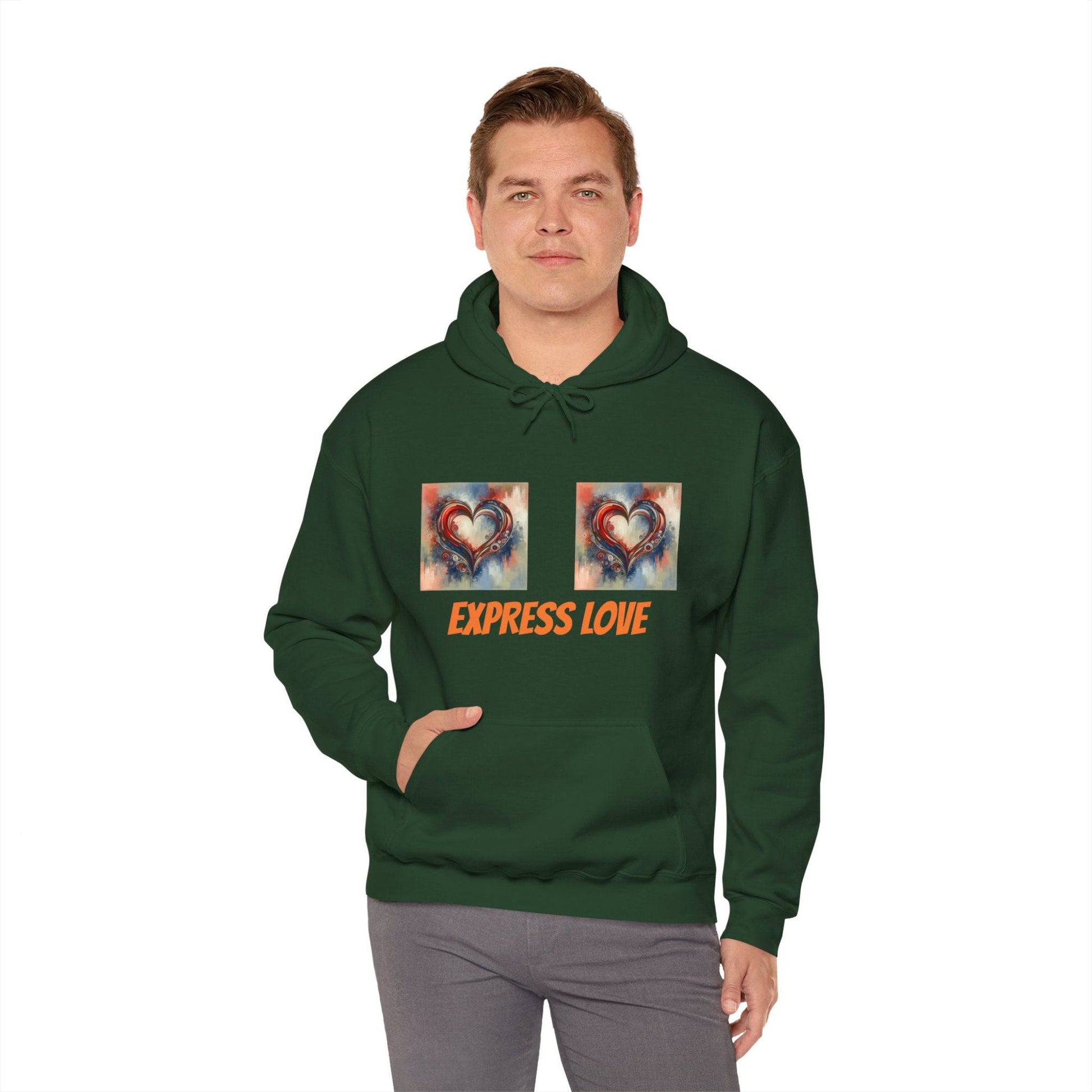 Love Unisex Heavy Blend™ Hooded Sweatshirt - Zion Legend Fashions