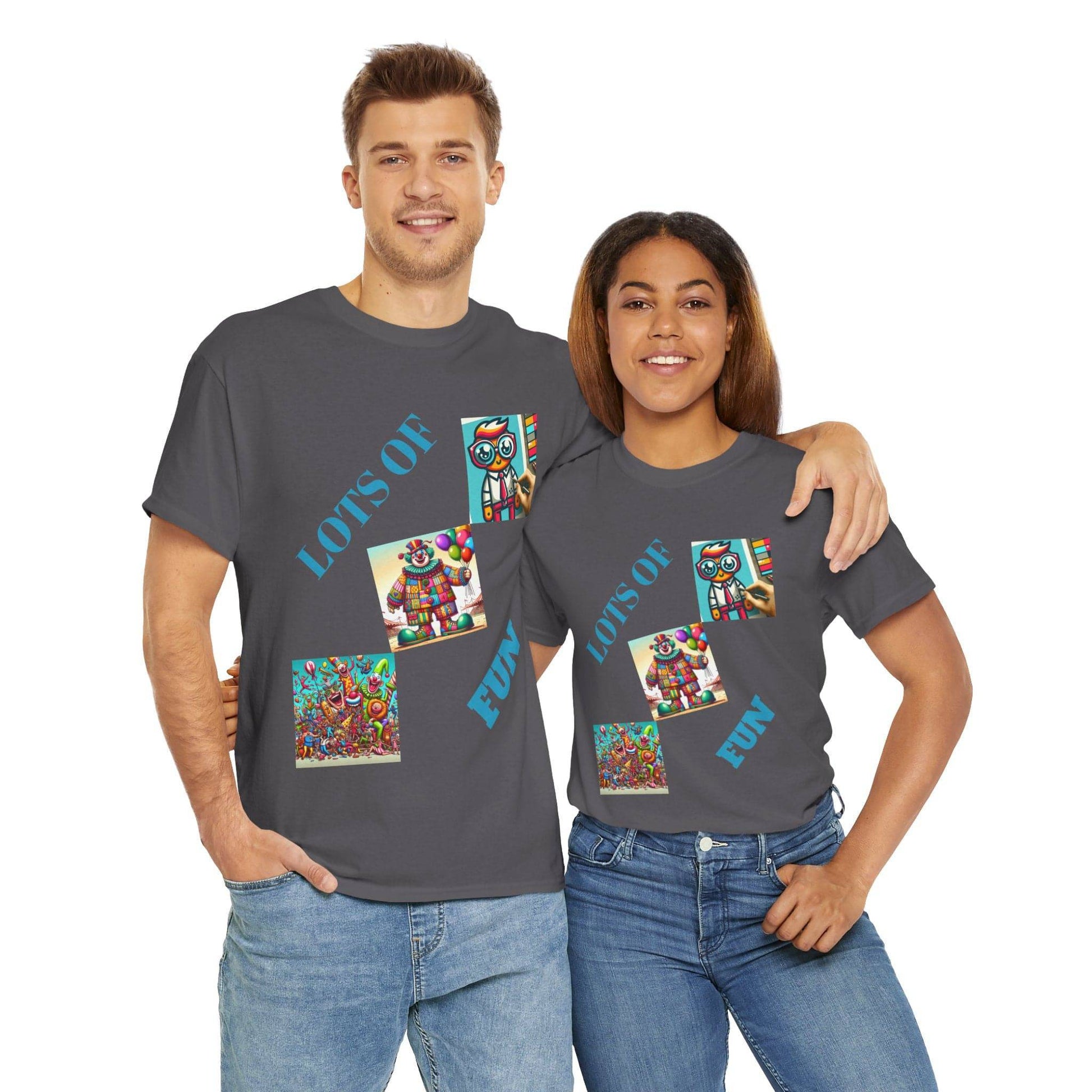Lots of Fun Unisex  Heavy US Cotton T-Shirt - Zion Legend Fashions