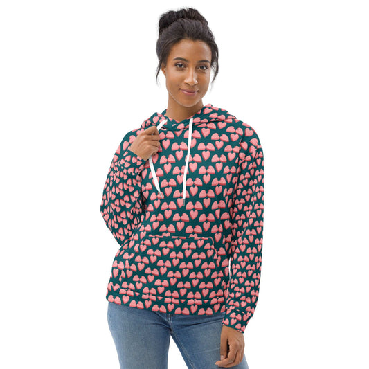 Small Love Full Print Unisex Hoodie - Zion Legend Fashions