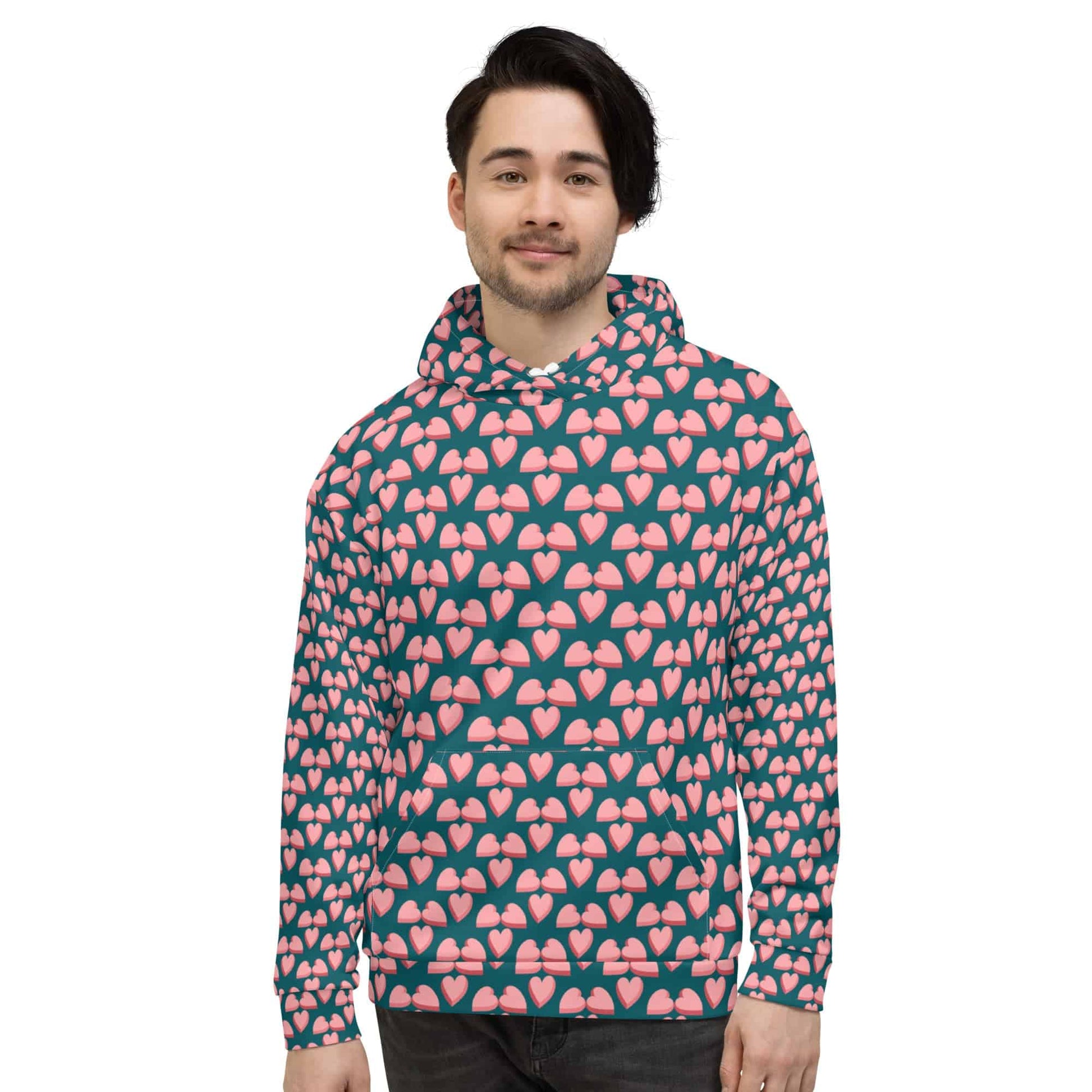 Small Love Full Print Unisex Hoodie - Zion Legend Fashions