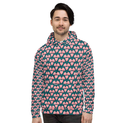 Small Love Full Print Unisex Hoodie - Zion Legend Fashions