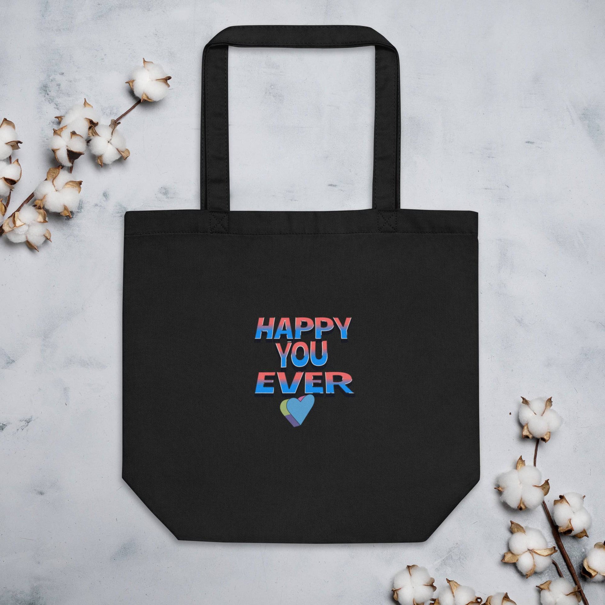 HAPPY EVER Eco Tote Bag - Zion Legend Fashions
