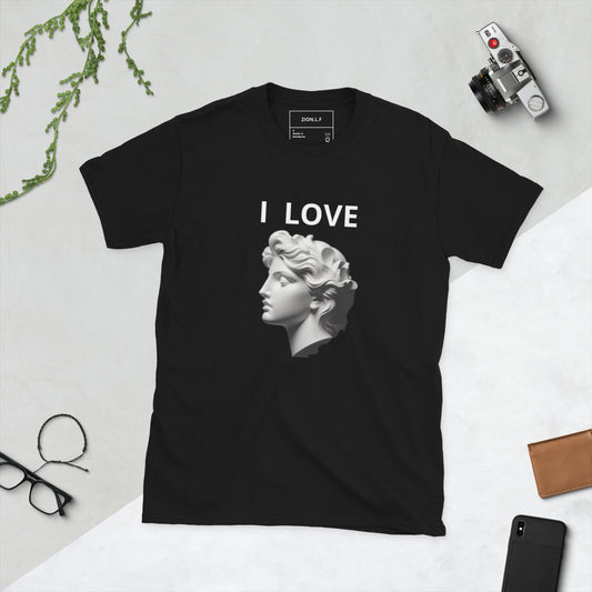 I Love Short-Sleeve Unisex T-Shirt - Zion Legend Fashions