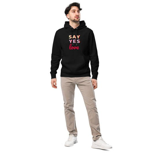 Say Yes Unisex Essential Eco Hoodie - Zion Legend Fashions