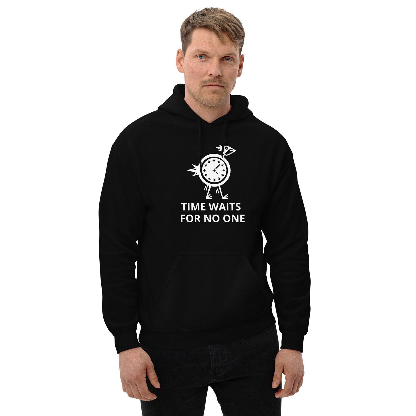 Time Waits for No One Gildan 8500 Unisex Hoodie - Zion Legend Fashions