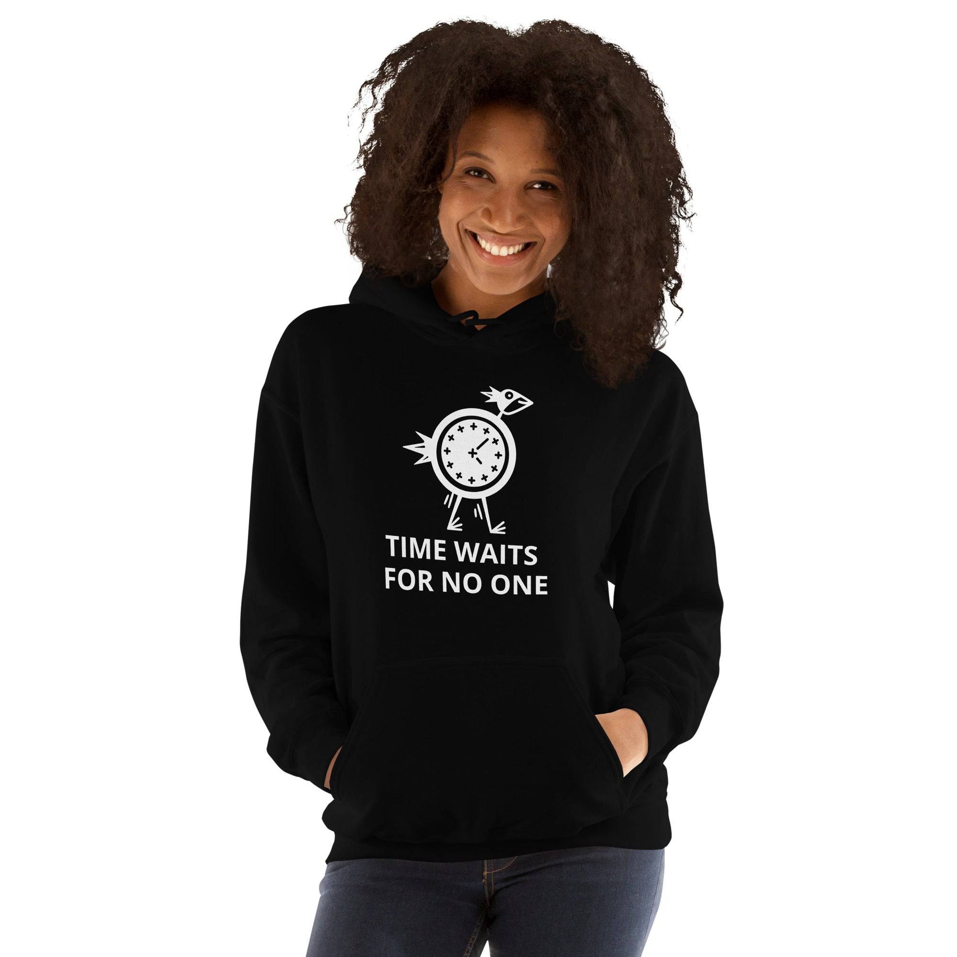 Time Waits for No One Gildan 8500 Unisex Hoodie - Zion Legend Fashions