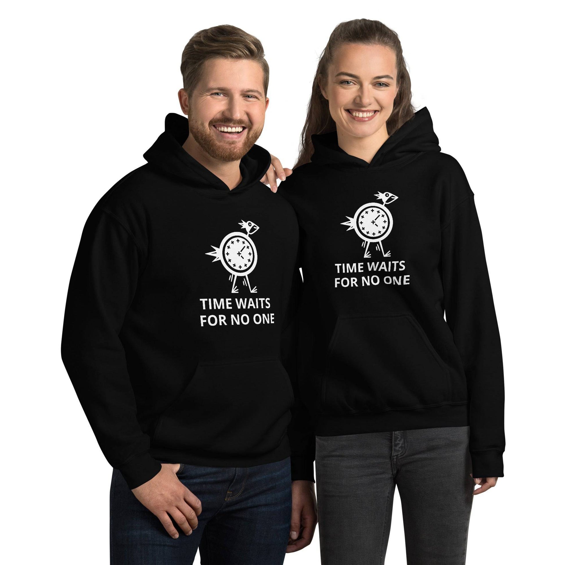 Time Waits for No One Gildan 8500 Unisex Hoodie - Zion Legend Fashions